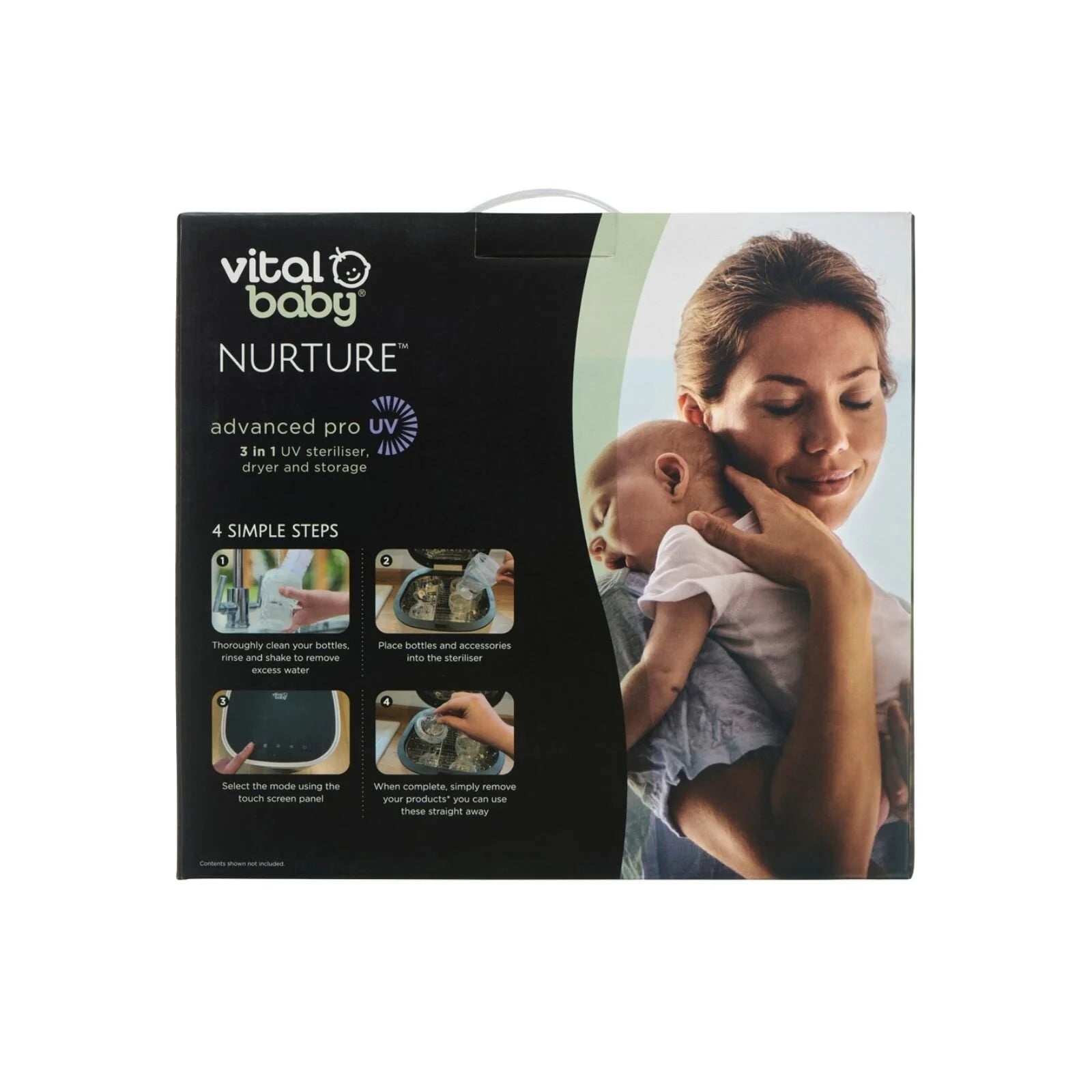 Vital Baby Nurture Advanced Pro UV Steriliser & Dryer - White - ebebek - Black Friday