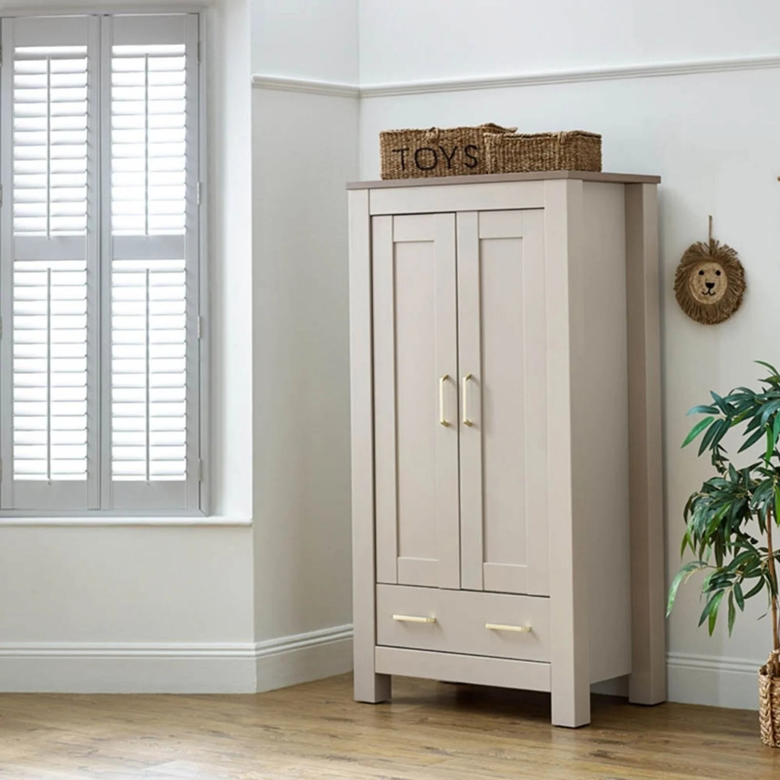 Charnwood Bordeaux Wardrobe - Oatmeal Oatmeal - ebebek - Christmas