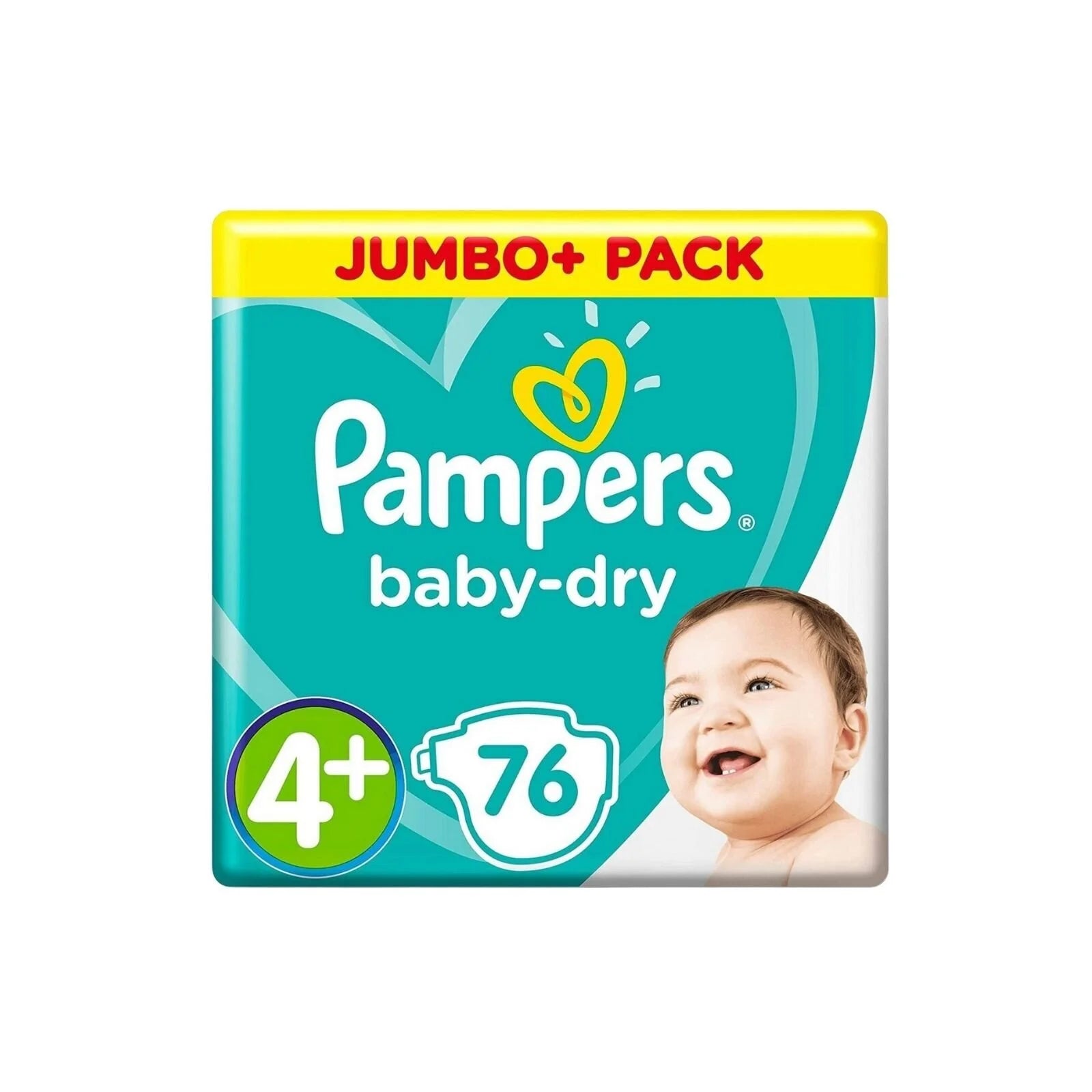 Pampers Baby Dry Size 4+ Jumbo Pack - 76 nappies - ebebek - Black Friday