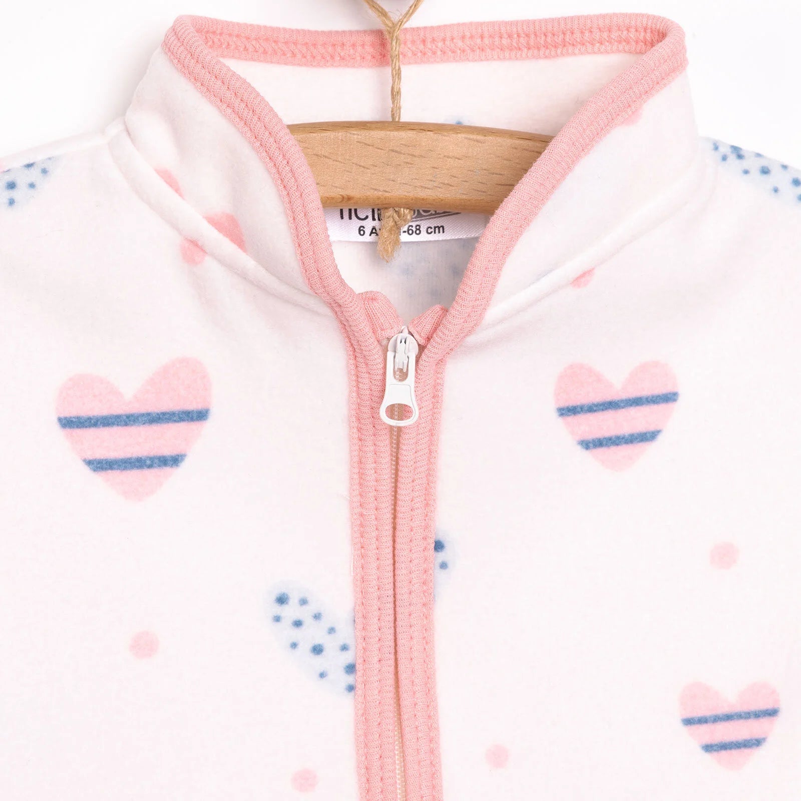 HelloBaby Basic Repeat Printed Fleece Cardigan - Printed - ebebek - Black Friday