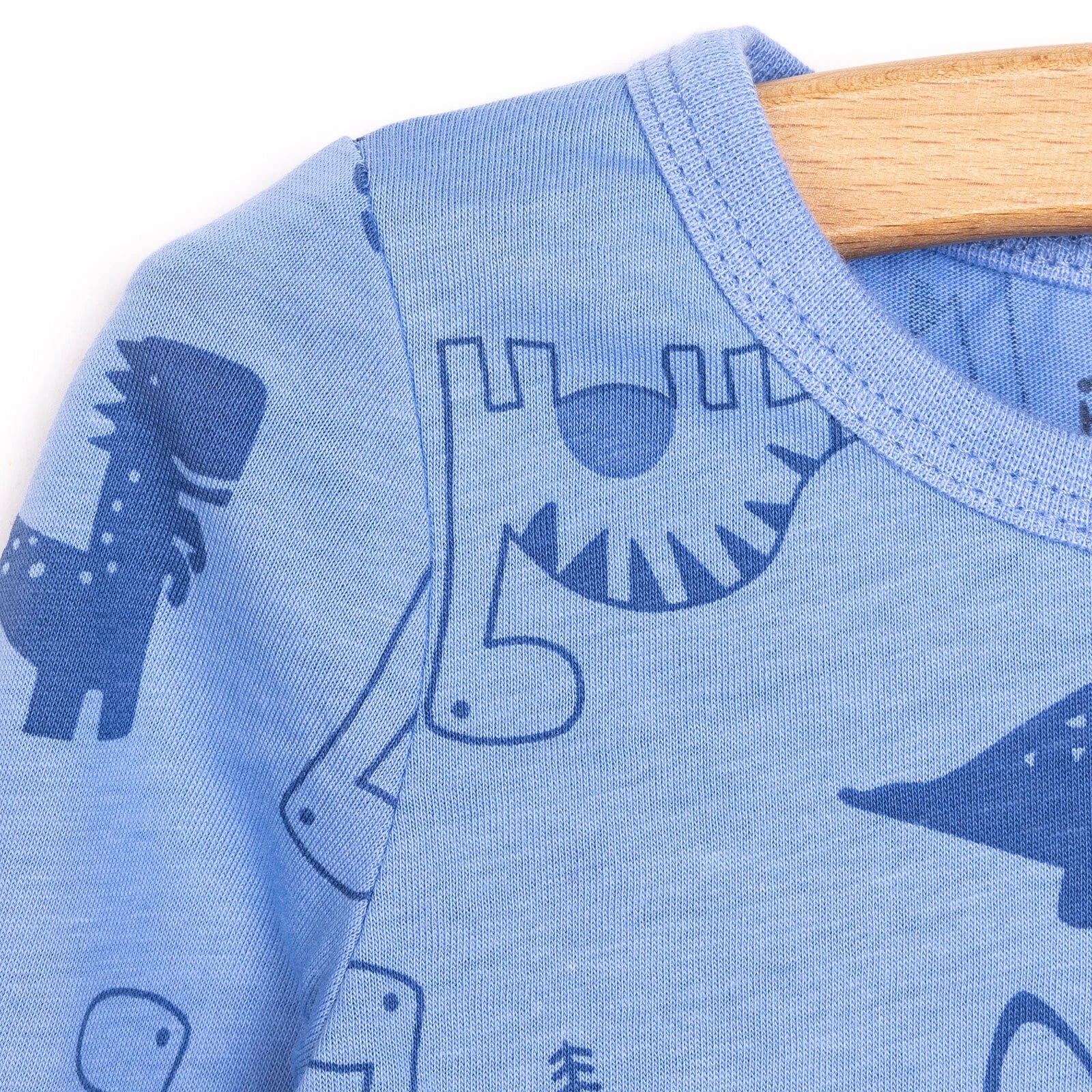 HelloBaby Baby Boy Long Sleeve Pyjamas Set - Navy Blue - ebebek - Black Friday