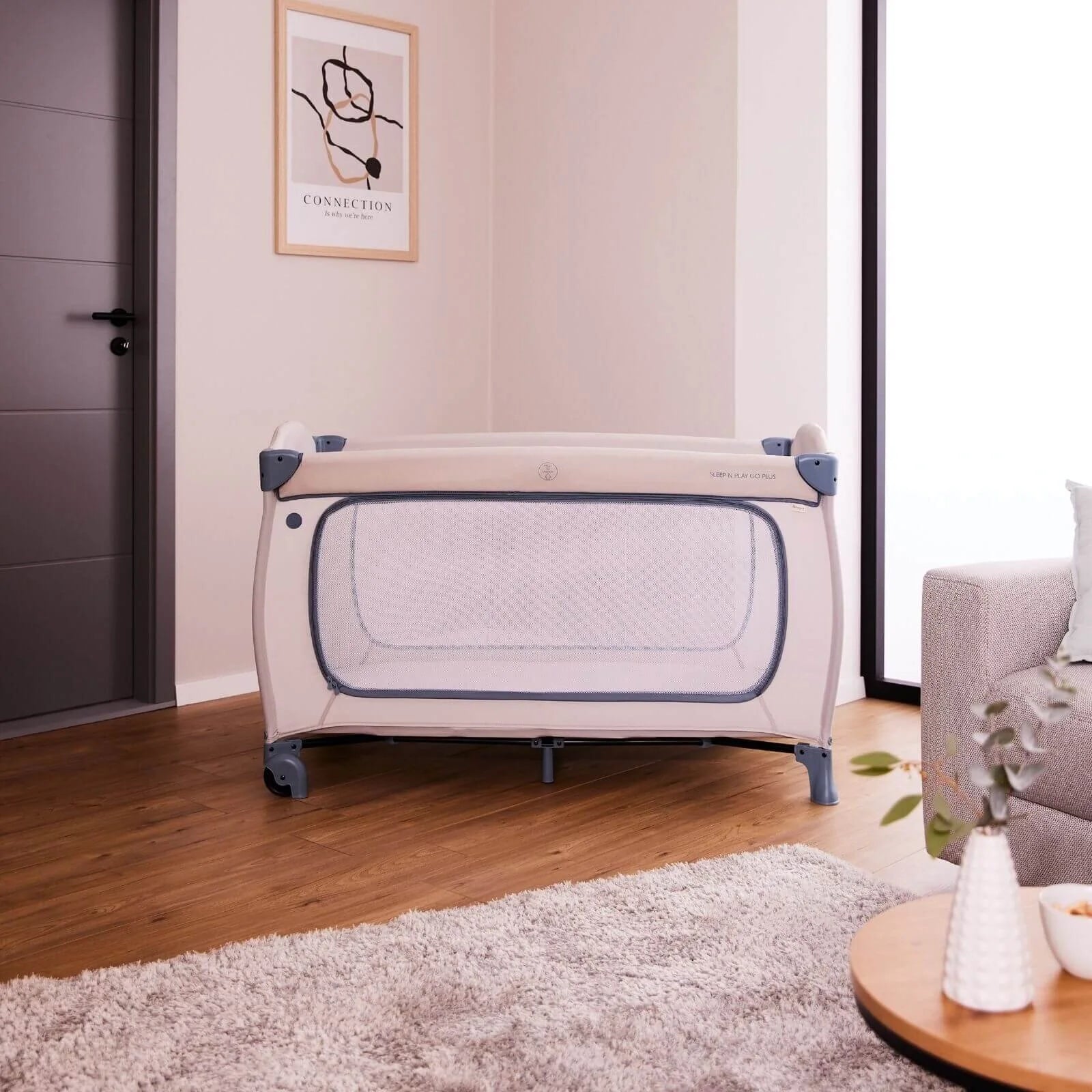 Hauck Sleep N Play Go Plus - Dusty Blue - ebebek - Black Friday