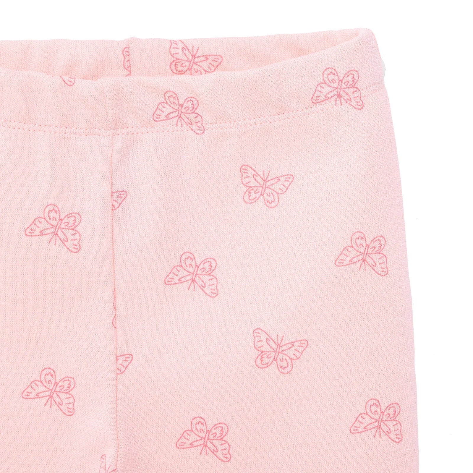 HelloBaby Basic Girl Butterfly Patterns Leggings - Light Pink - ebebek - Black Friday