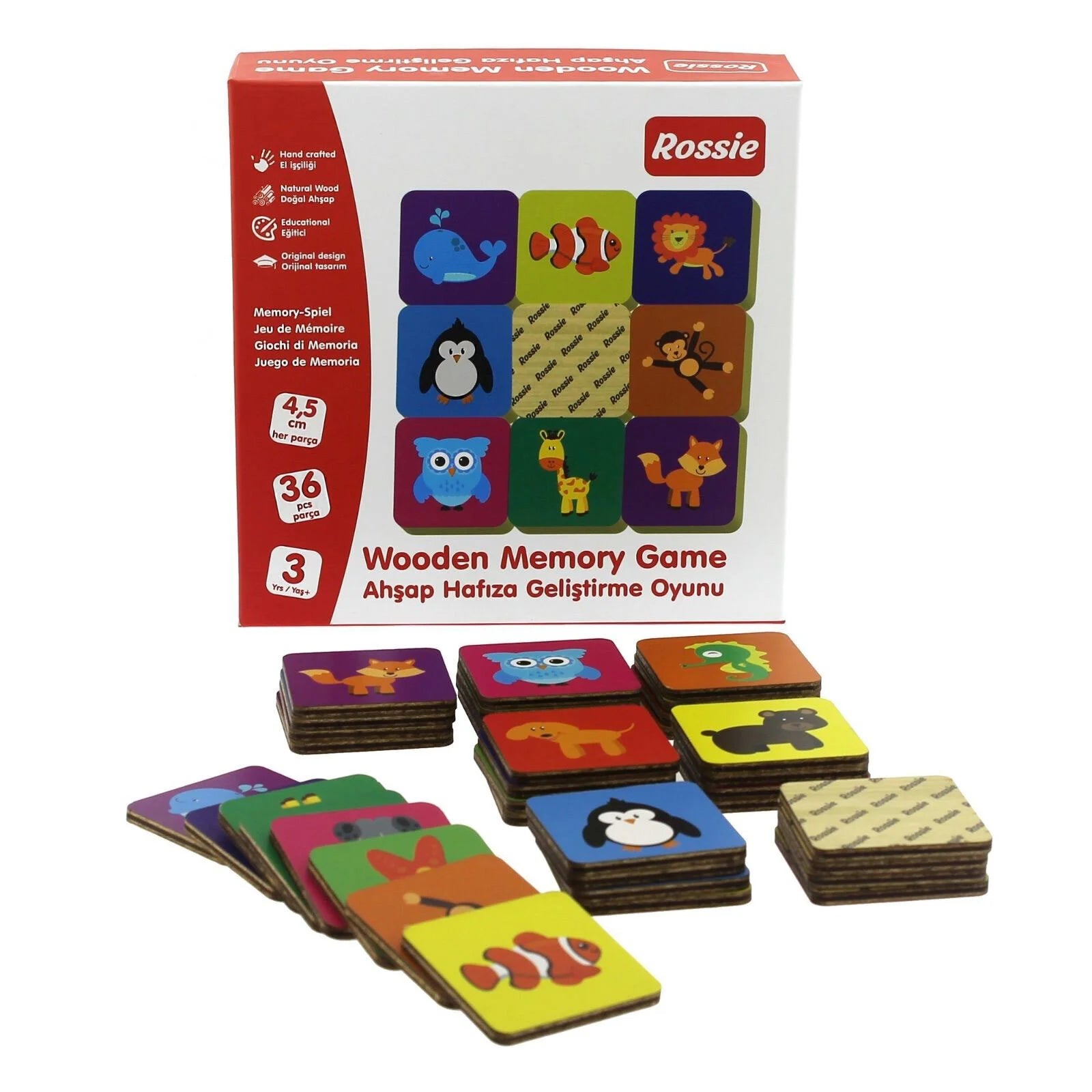 Rossie Wood Memory Game - ebebek - Black Friday
