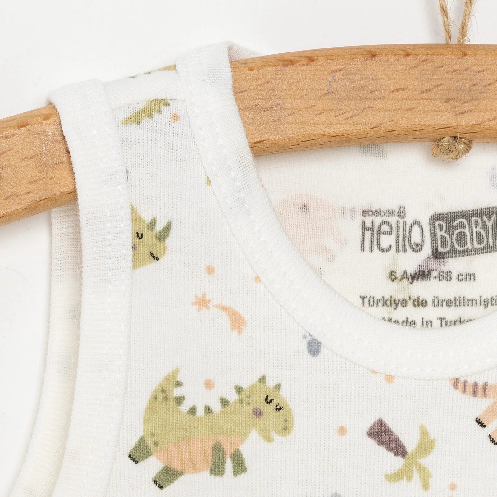 HelloBaby Boy Athlete Bodysuit - Ecru - ebebek - Black Friday