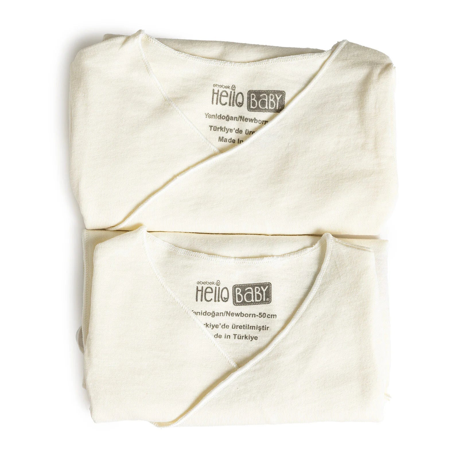 HelloBaby Wrapover Top 2 - Pack - Ecru - ebebek - Black Friday