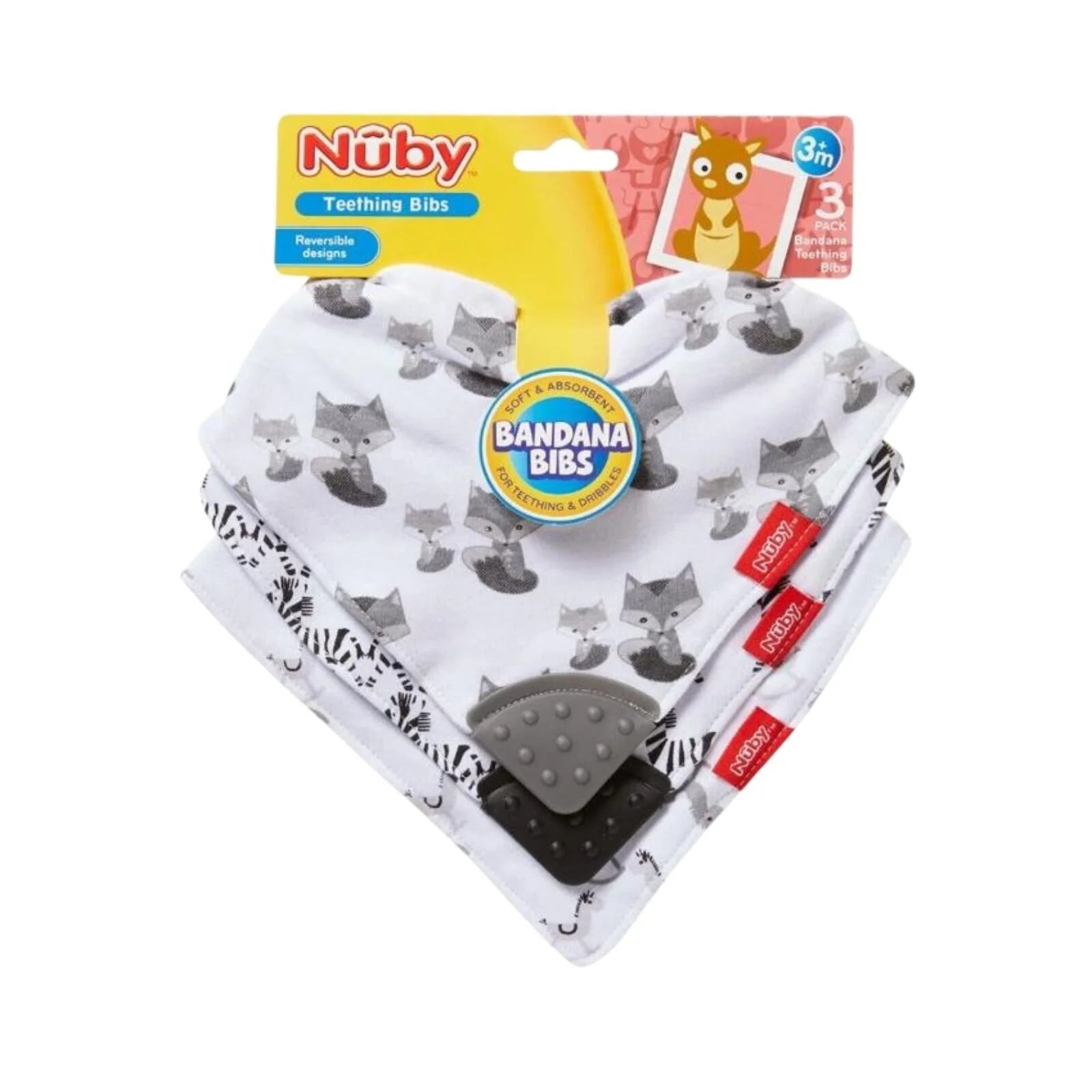 Nuby Bandana Bibs Pack of 3 - ebebek - Black Friday