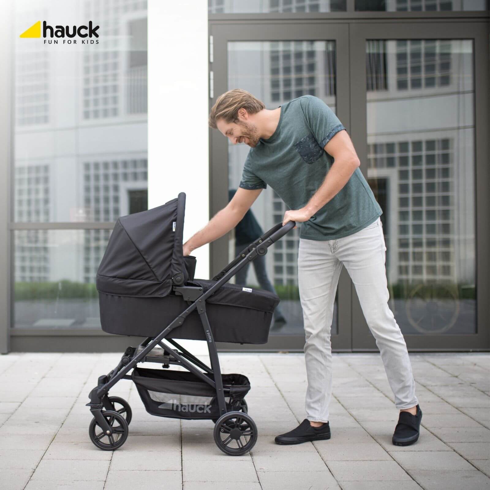 Hauck Rapid 4 Trioset with Base - Grey - ebebek - Black Friday