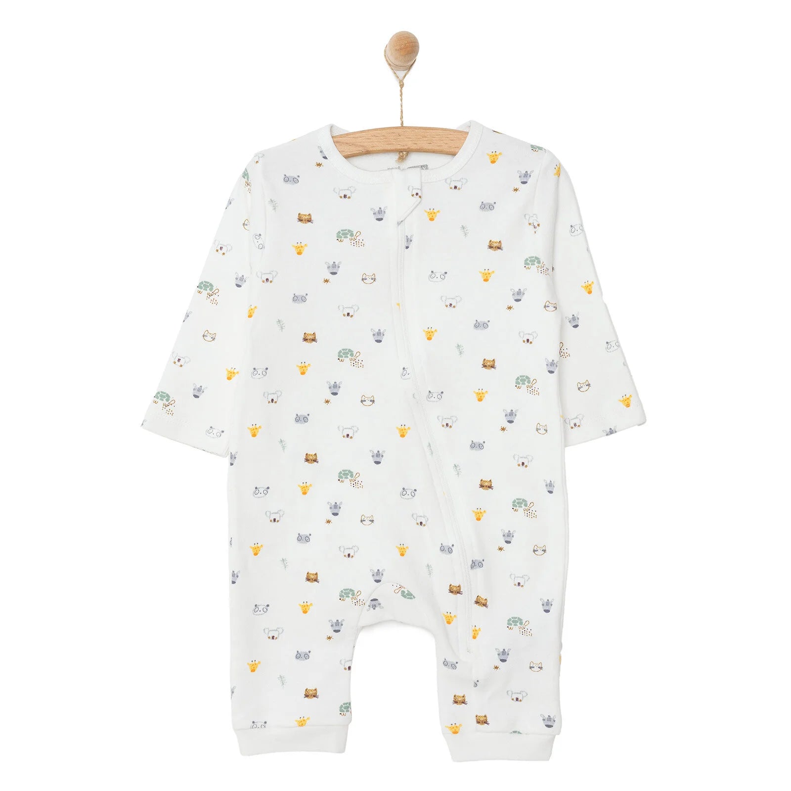 HelloBaby Newborn Unisex Jumpsuit - Ecru - ebebek - Black Friday