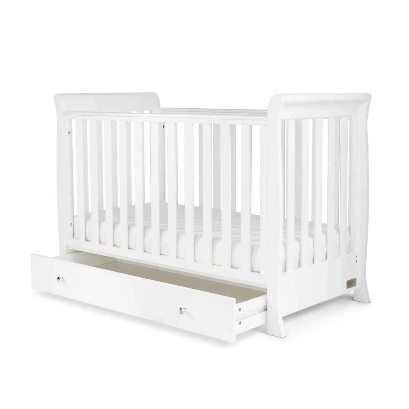Ickle Bubba Snowdon Mini Cot Bed White - Without Mattress - Ickle Bubba - ebebek