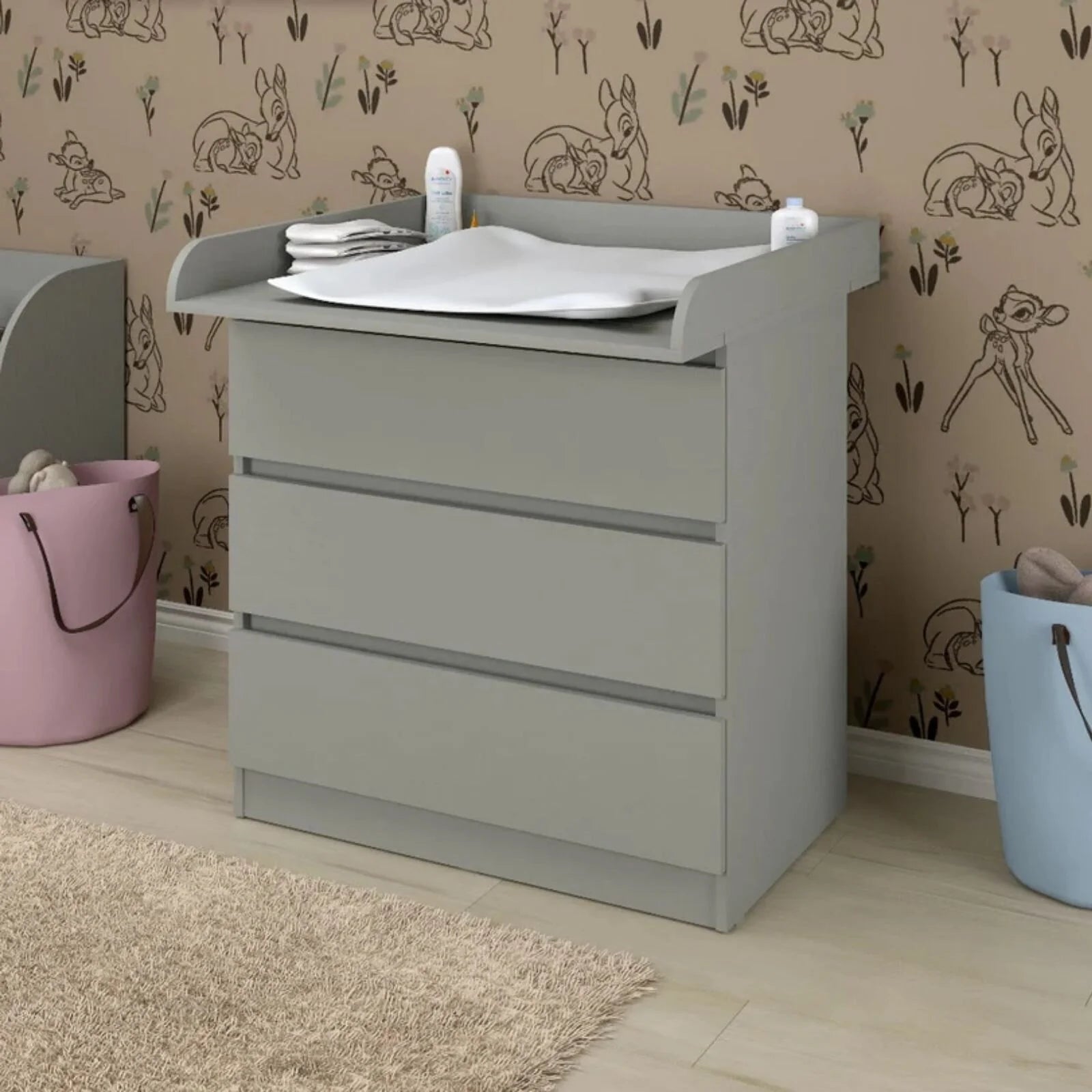 Shefa Kids 800 Universal Dresser Baby Changing Top - Grey - ebebek - Black Friday