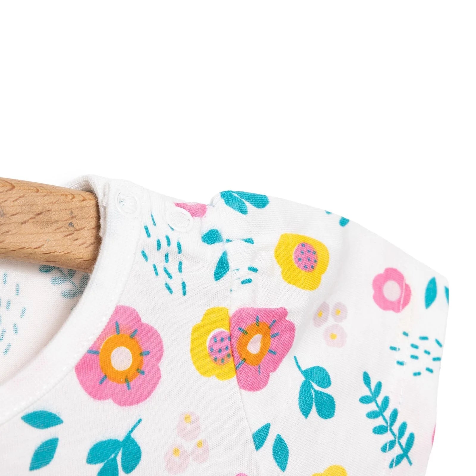 HelloBaby Basic Girl Flowers Patterned Tshirt - Ecru - ebebek - Black Friday