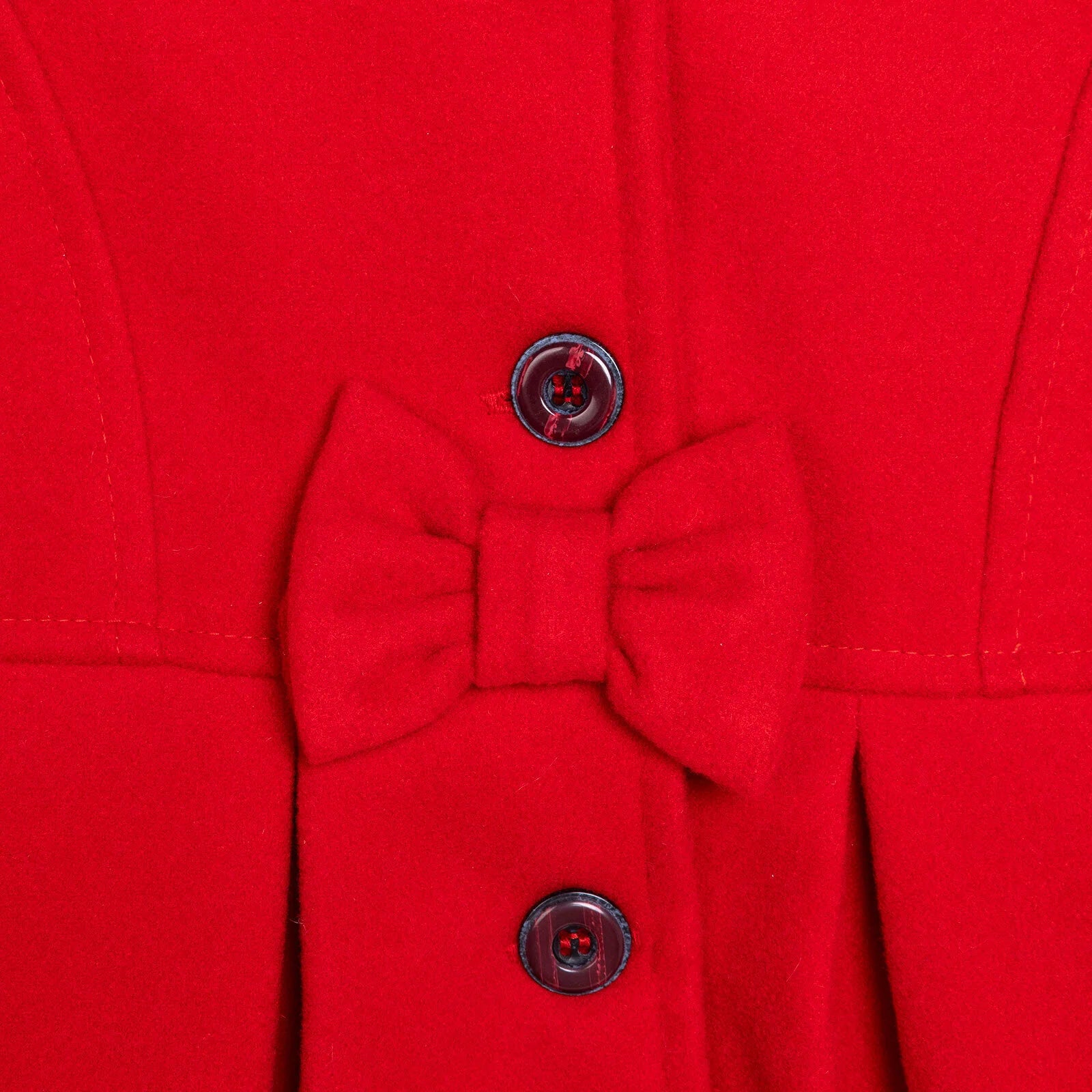 Baby Rose Girl Coat - Red - ebebek - Black Friday