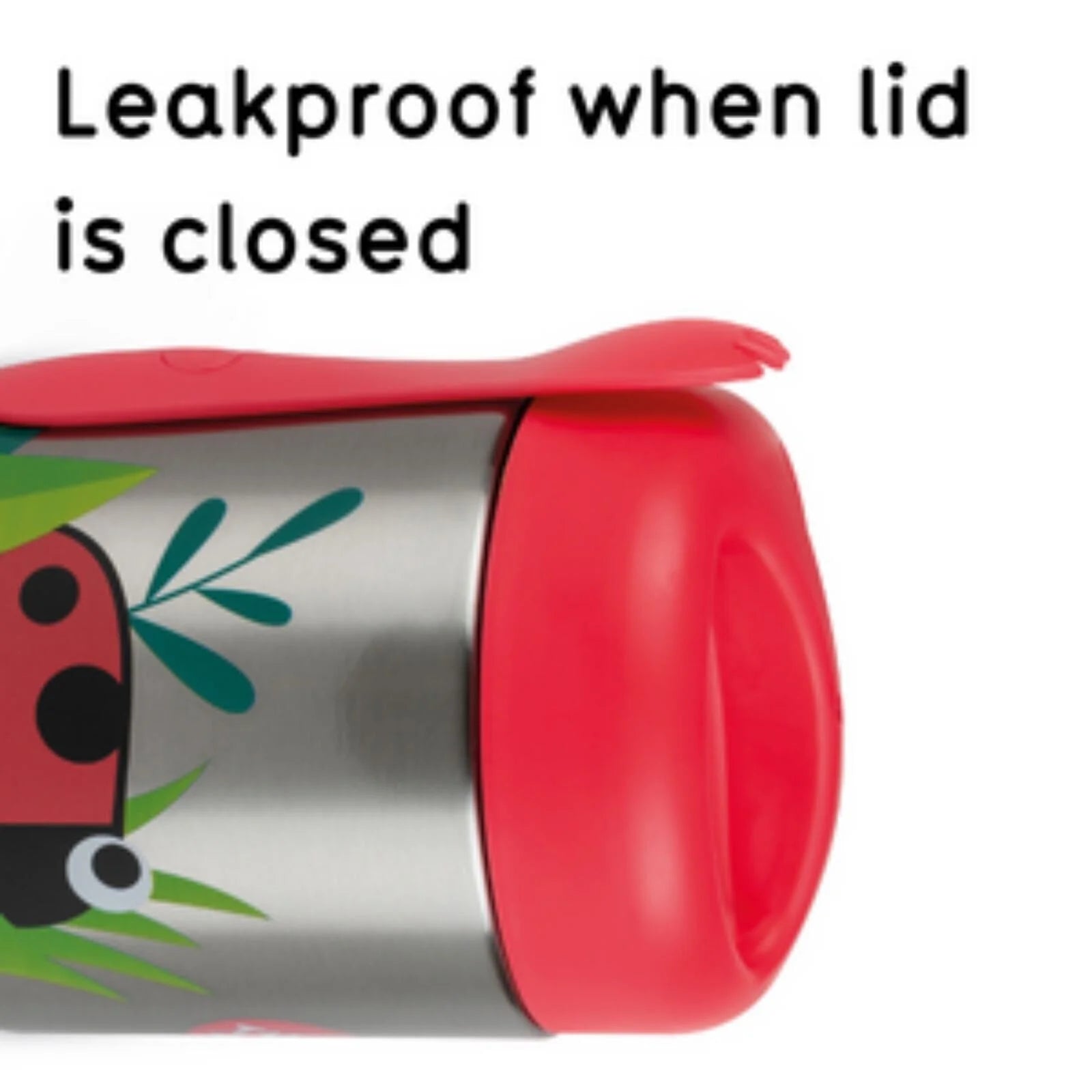 TUM TUM Thermal Food Flask with Magnetic Spork - Ladybird - ebebek - Black Friday