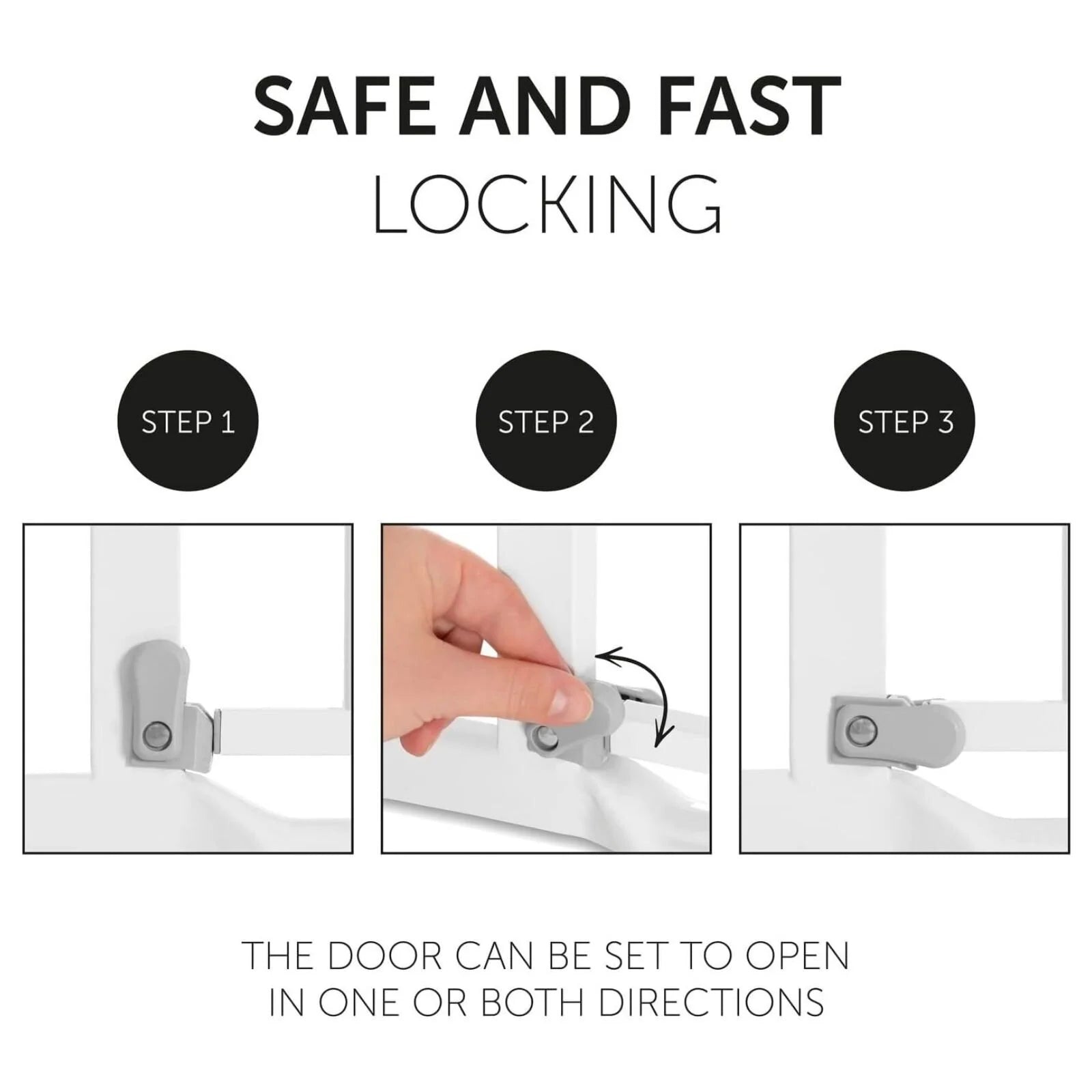 Hauck Clear Step Safety Gate - ebebek - Black Friday