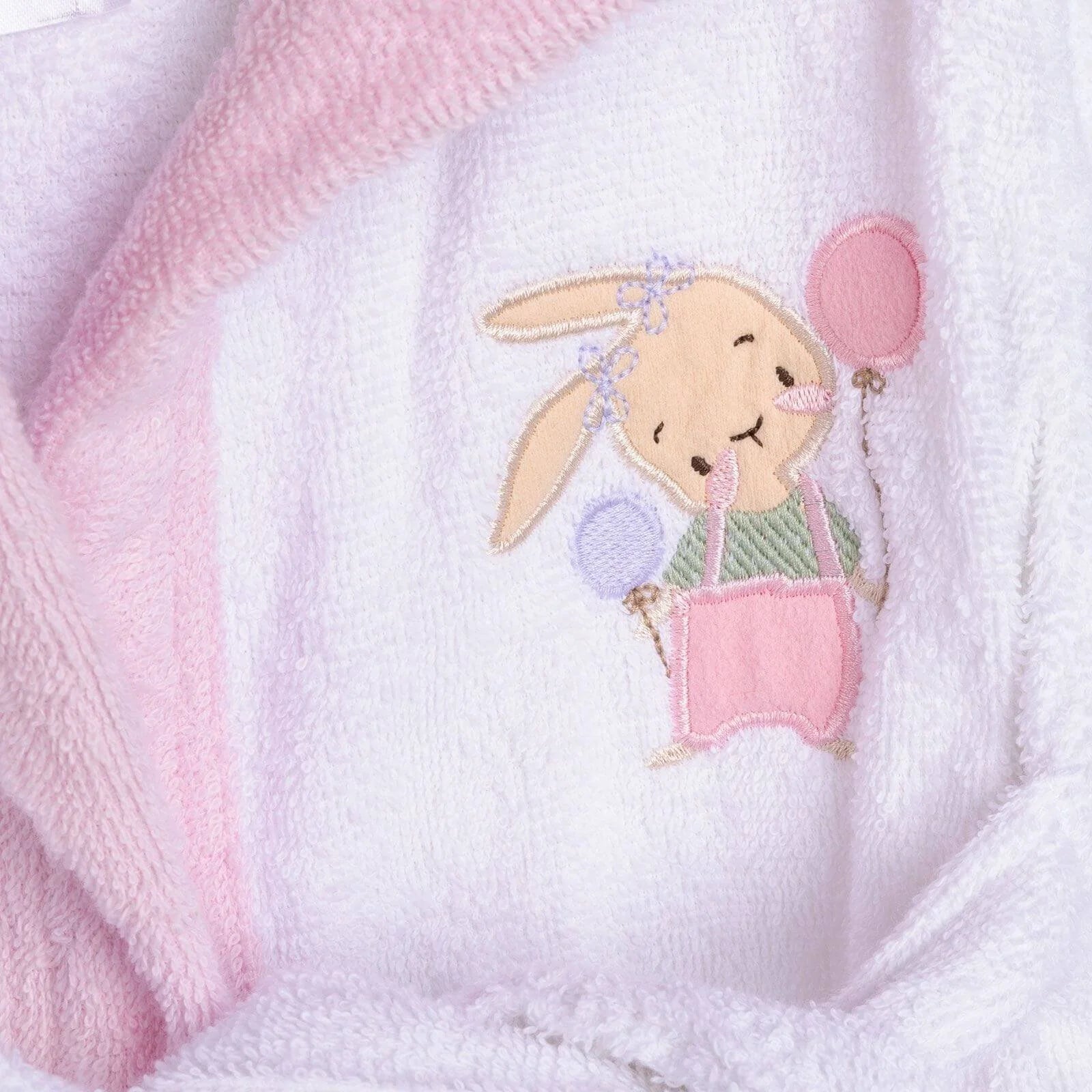 Bebecix Girl Baby Bathrobe - Pink - ebebek - Black Friday