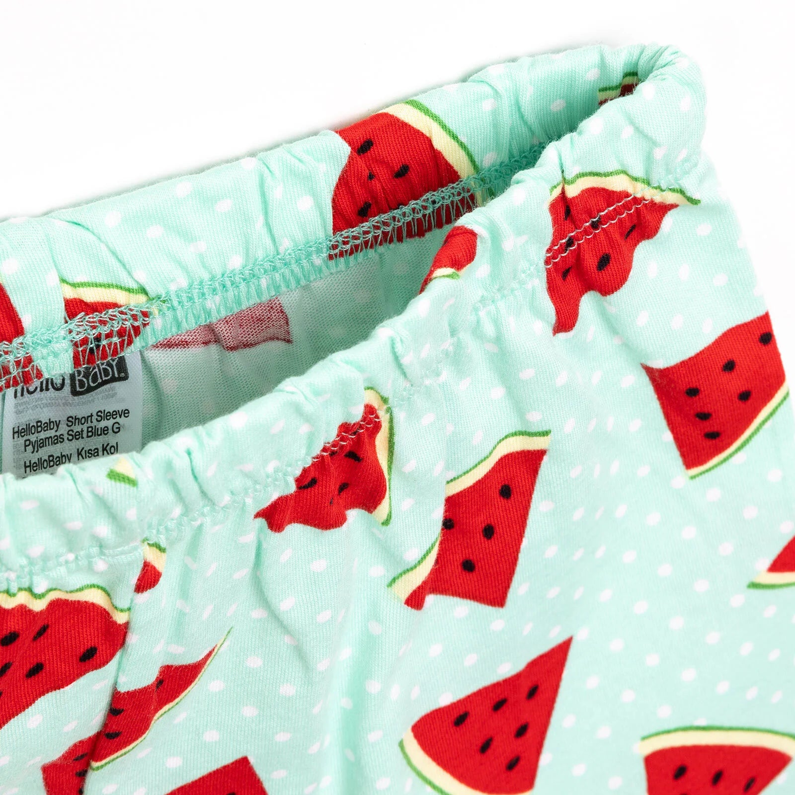 HelloBaby Baby Girl Short Sleeve Pyjamas Set - Blue - ebebek - Black Friday