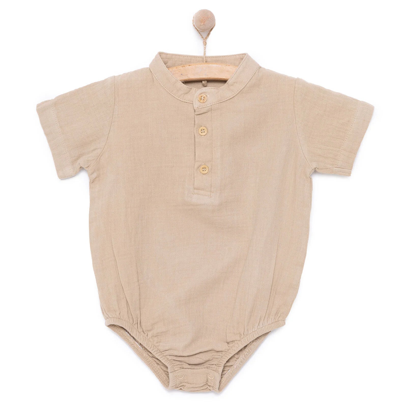 HelloBaby Boy Shirt Body - Beige - ebebek - Black Friday