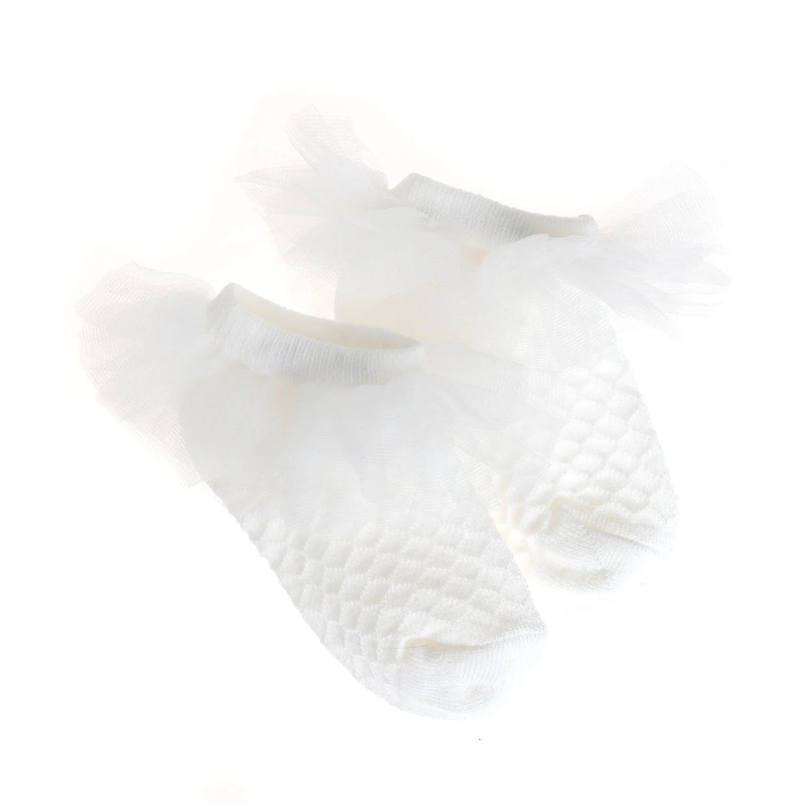 HelloBaby Girl Socks with Lace - White - ebebek - Black Friday