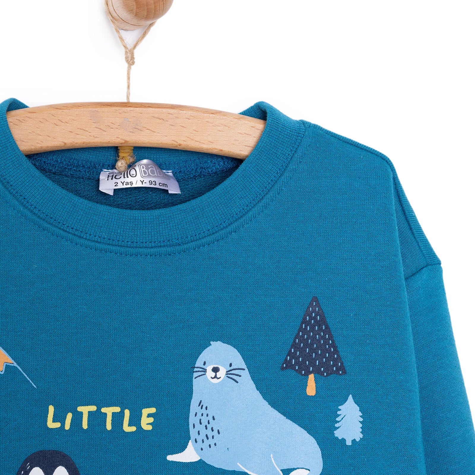 HelloBaby Nordic Forest Boy Jogging Set - Green - ebebek - Black Friday