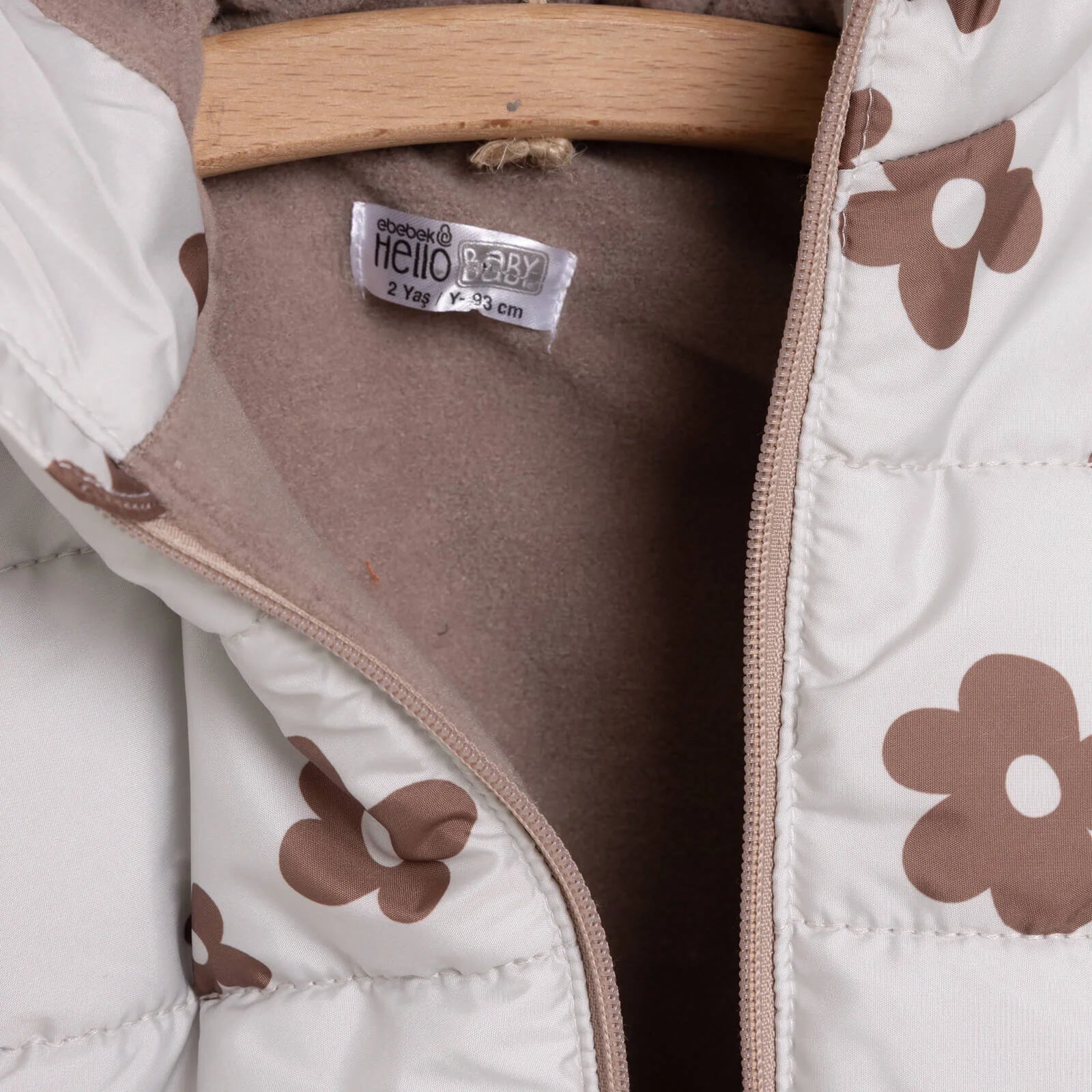 HelloBaby Eared Hoodie Coat - Mink - ebebek - Black Friday