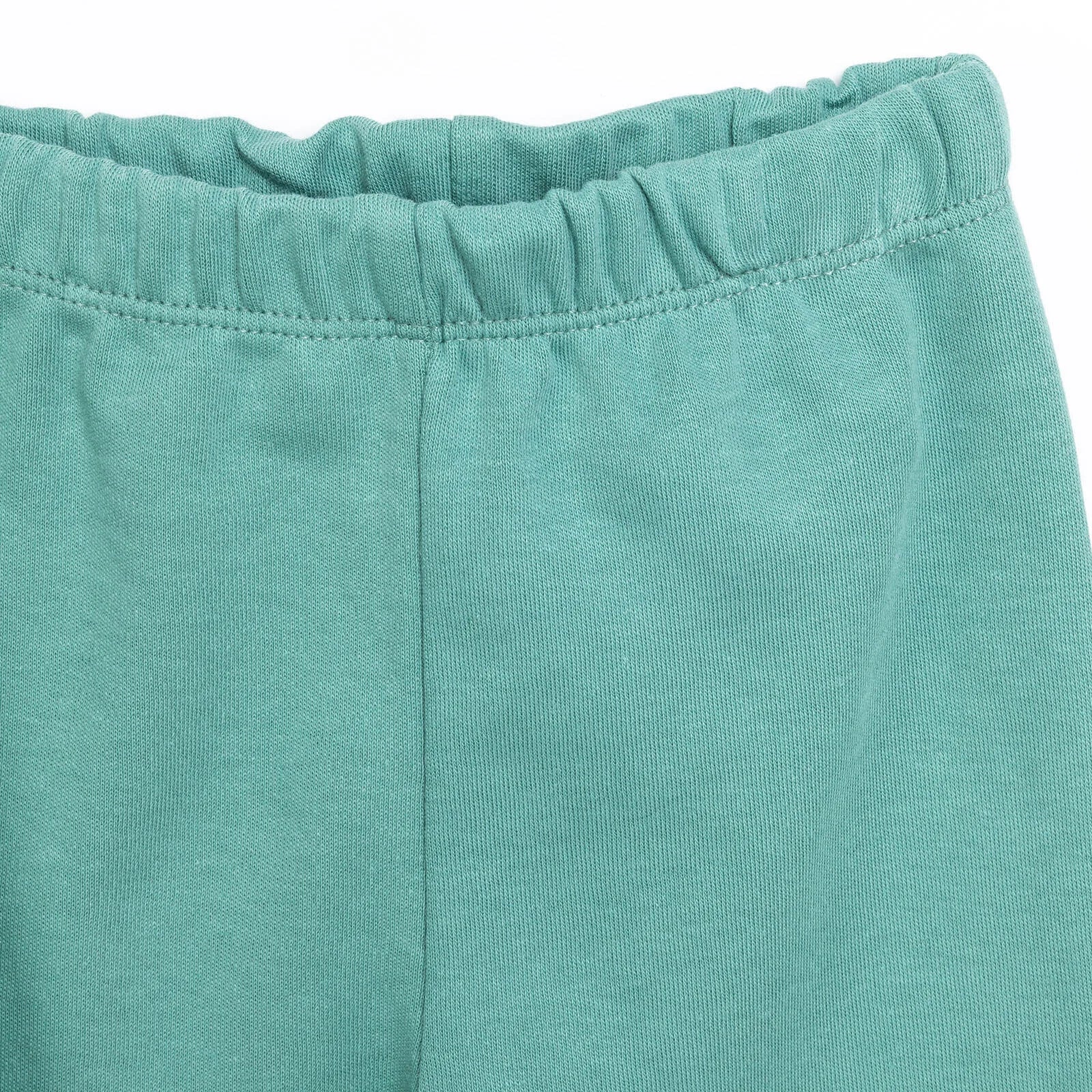 HelloBaby Baby Boy Joggers with Feet 2 pcs - Green - ebebek - Black Friday