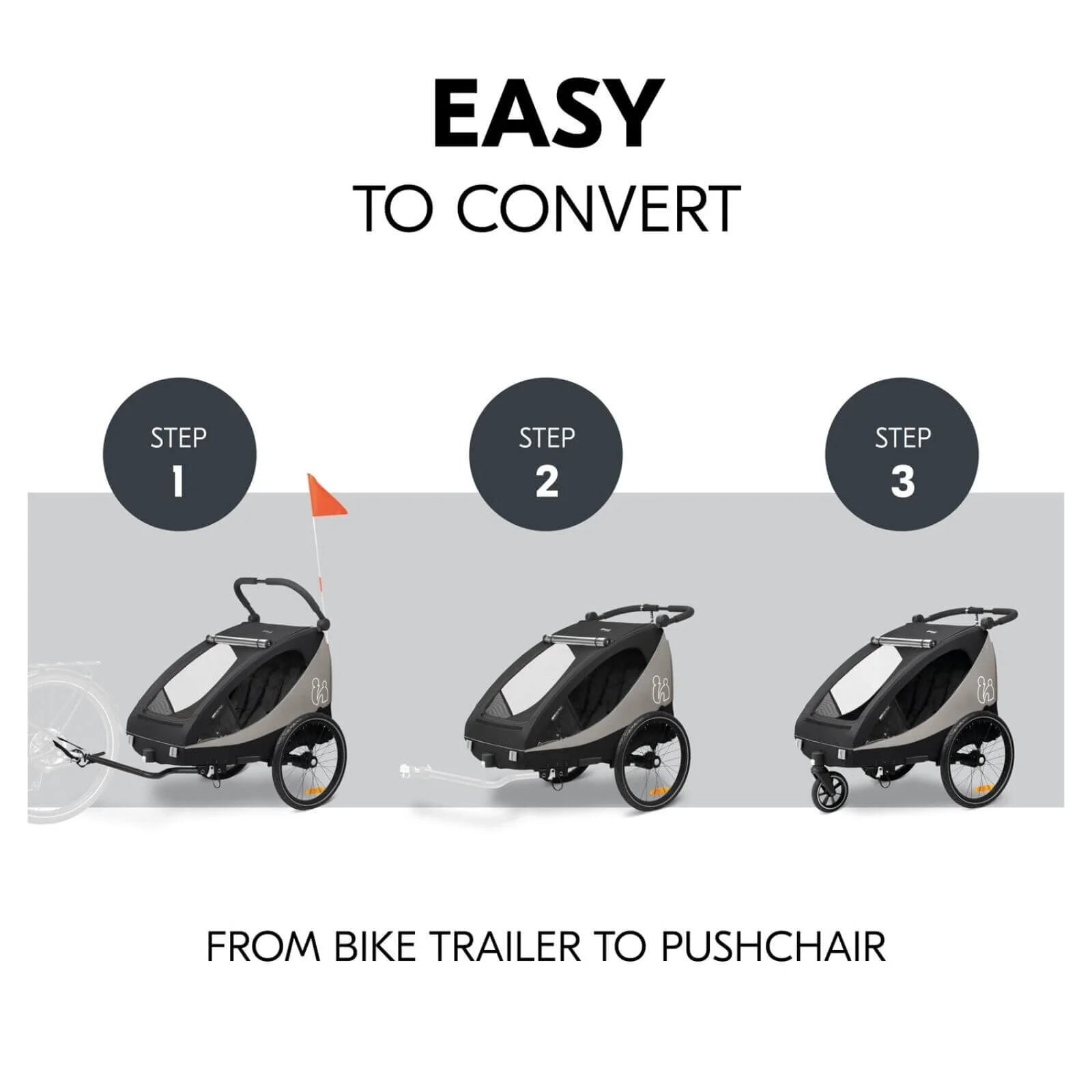 Hauck Dryk Duo Plus - Black - ebebek - Black Friday