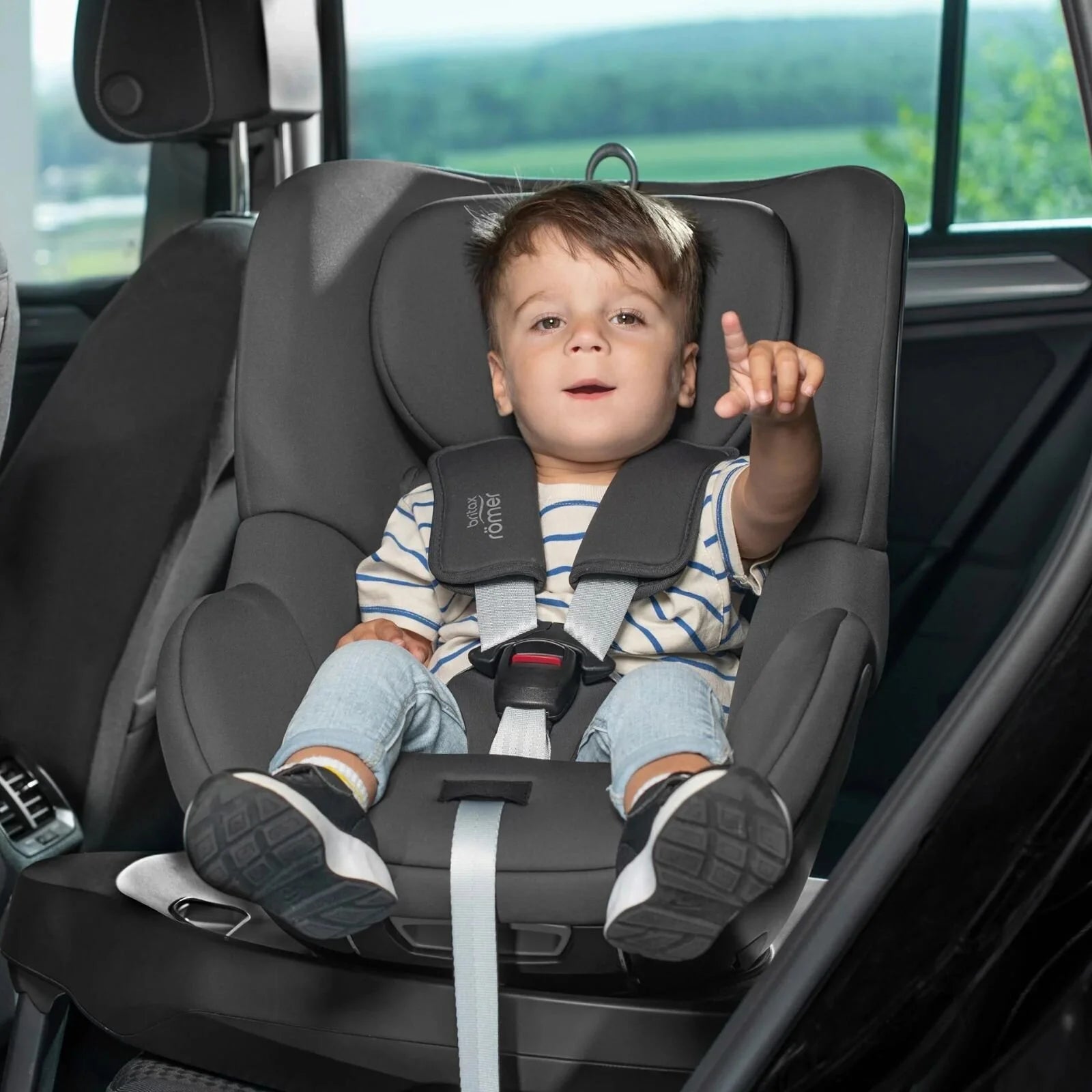 Britax Römer Dualfix M Plus 360 Spin Car Seat - Midnight Grey - ebebek - Black Friday