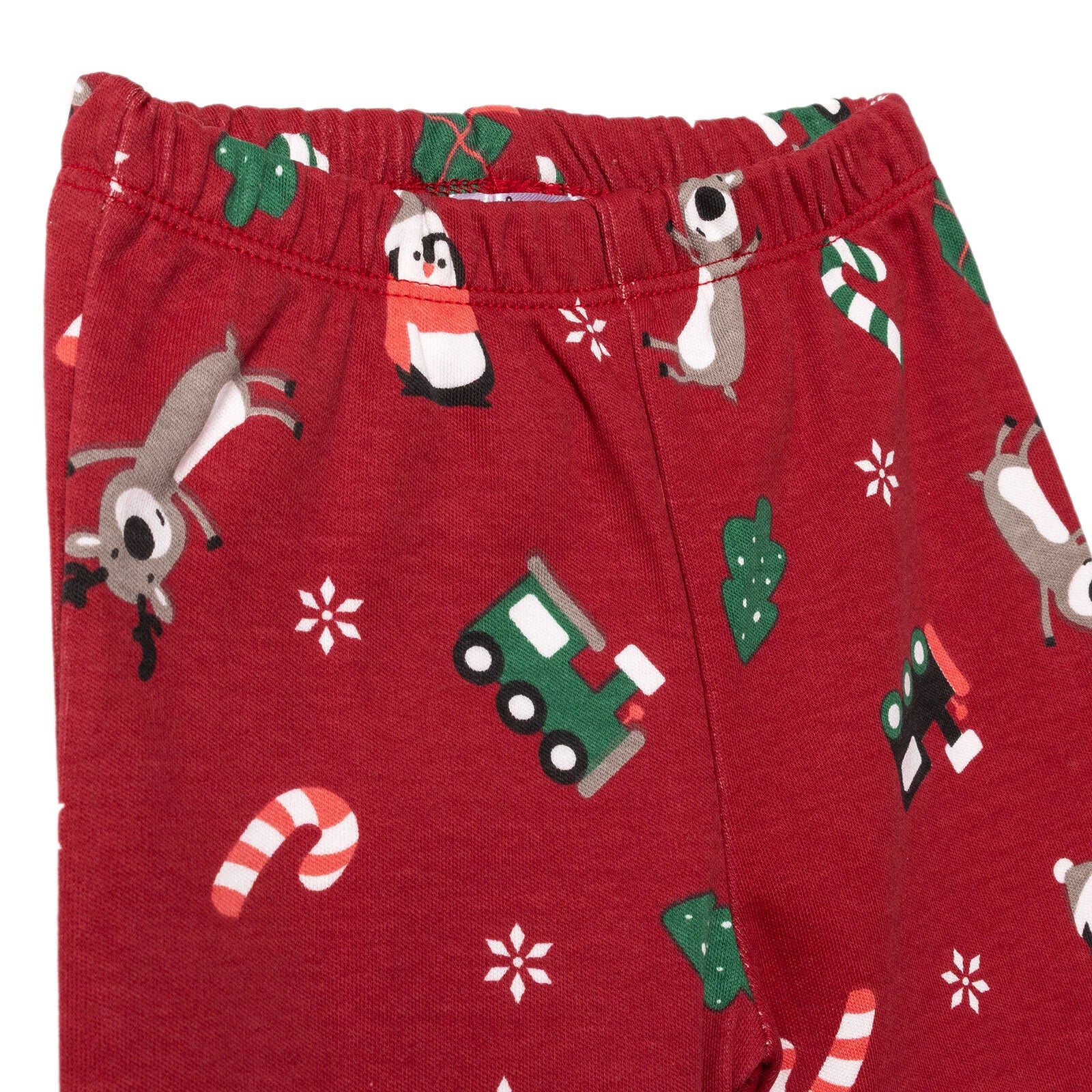 HelloBaby Christmas Baby Boy Long Sleeve Pyjamas Set - Red - ebebek - Black Friday