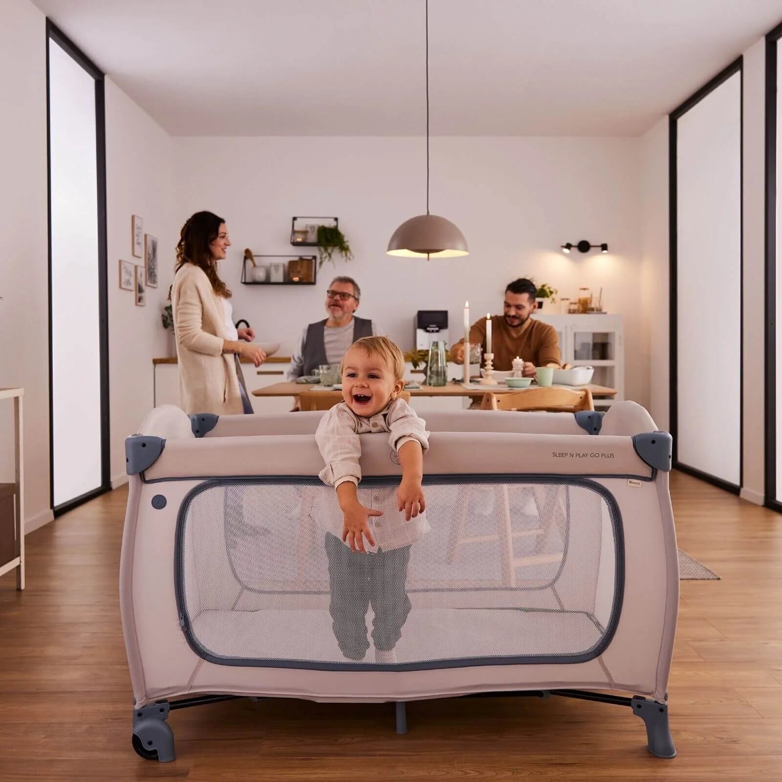 Hauck Sleep N Play Go Plus - Dusty Blue - ebebek - Black Friday