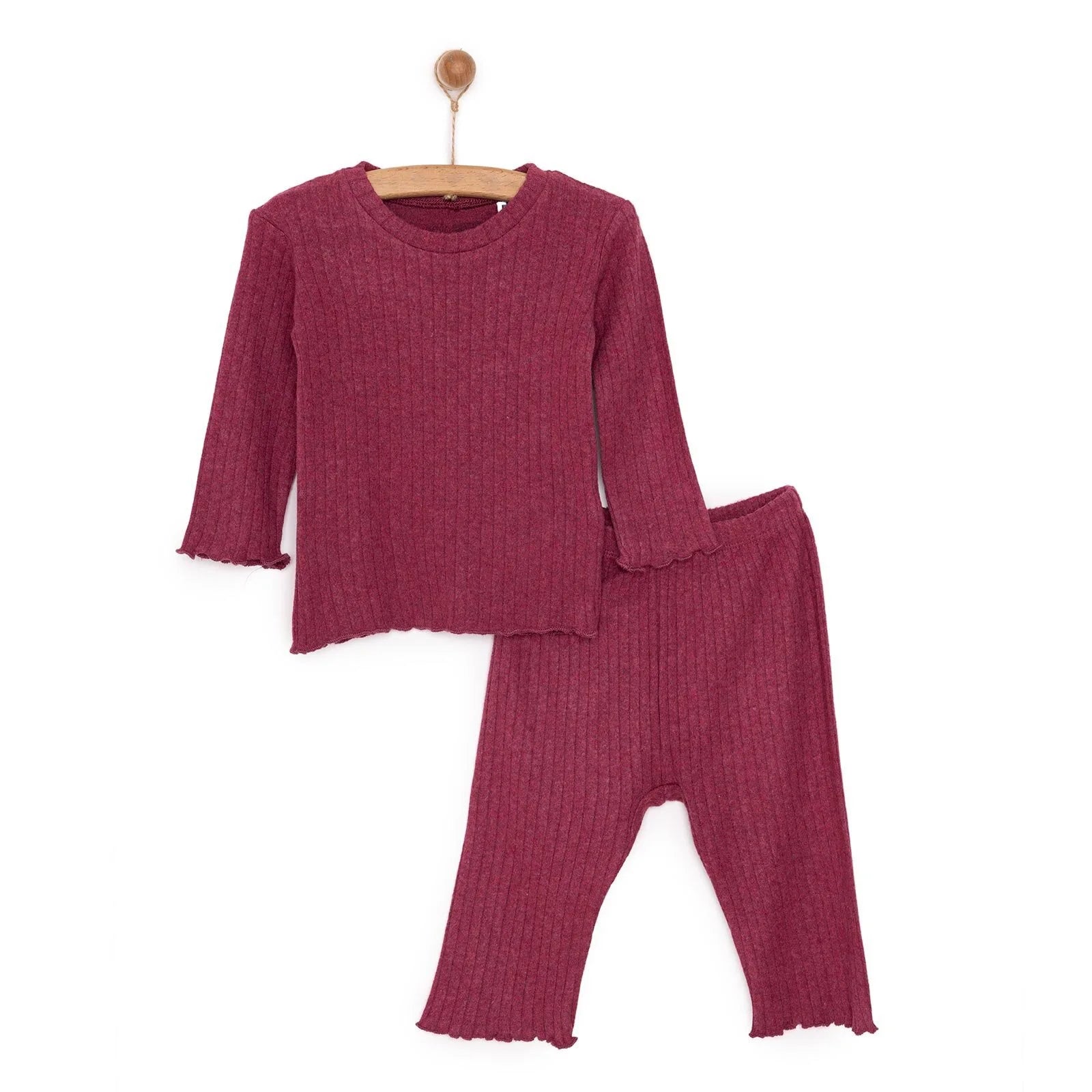 HelloBaby Girl Long Sleeve Pyjamas Set - Red - ebebek - Black Friday