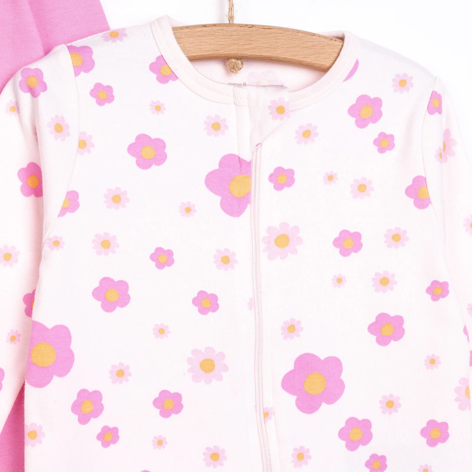 HelloBaby Newborn Girl Footed Jumpsuit - Pink - ebebek - Black Friday