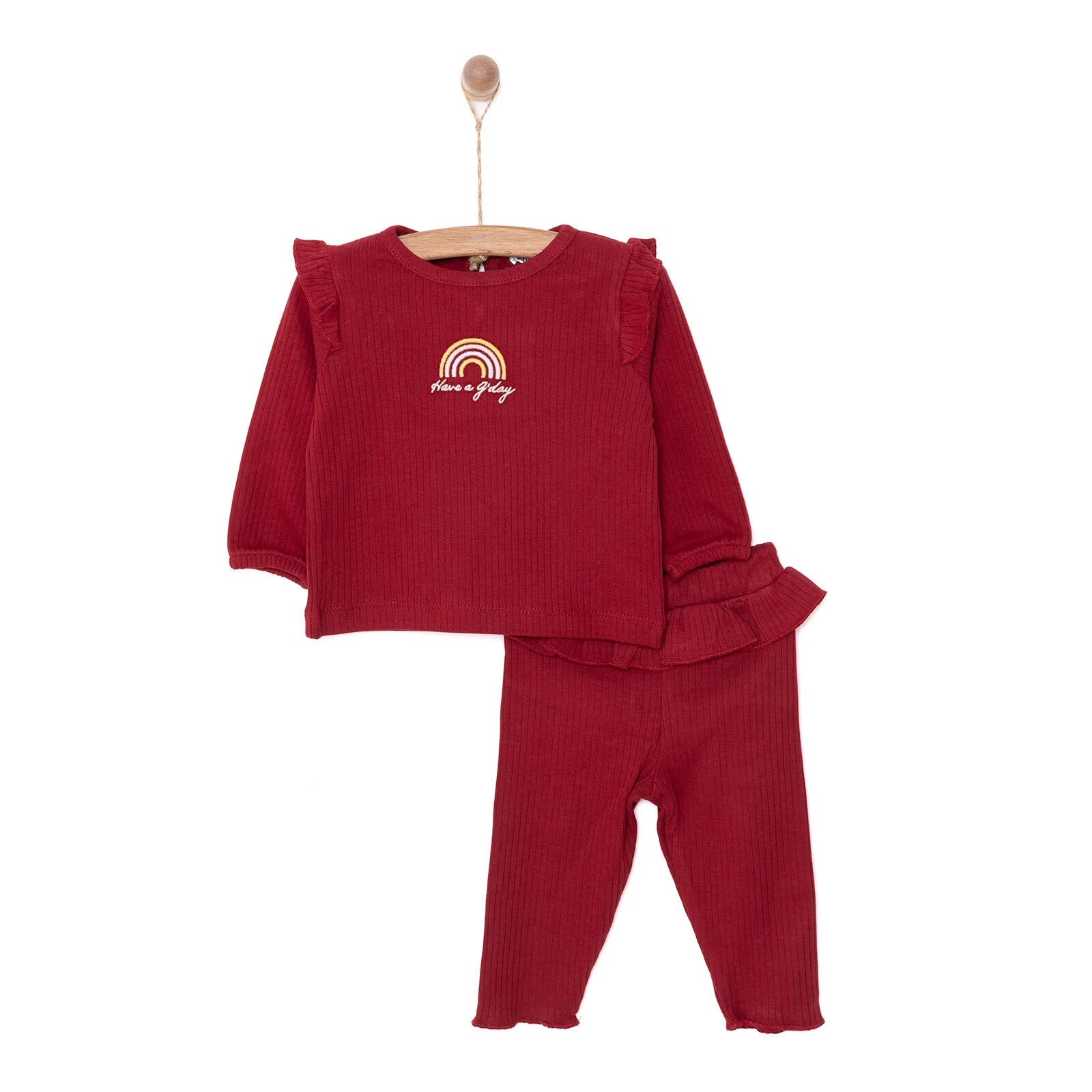 HelloBaby Basic Baby Girl Jogger - Maroon - ebebek - Black Friday
