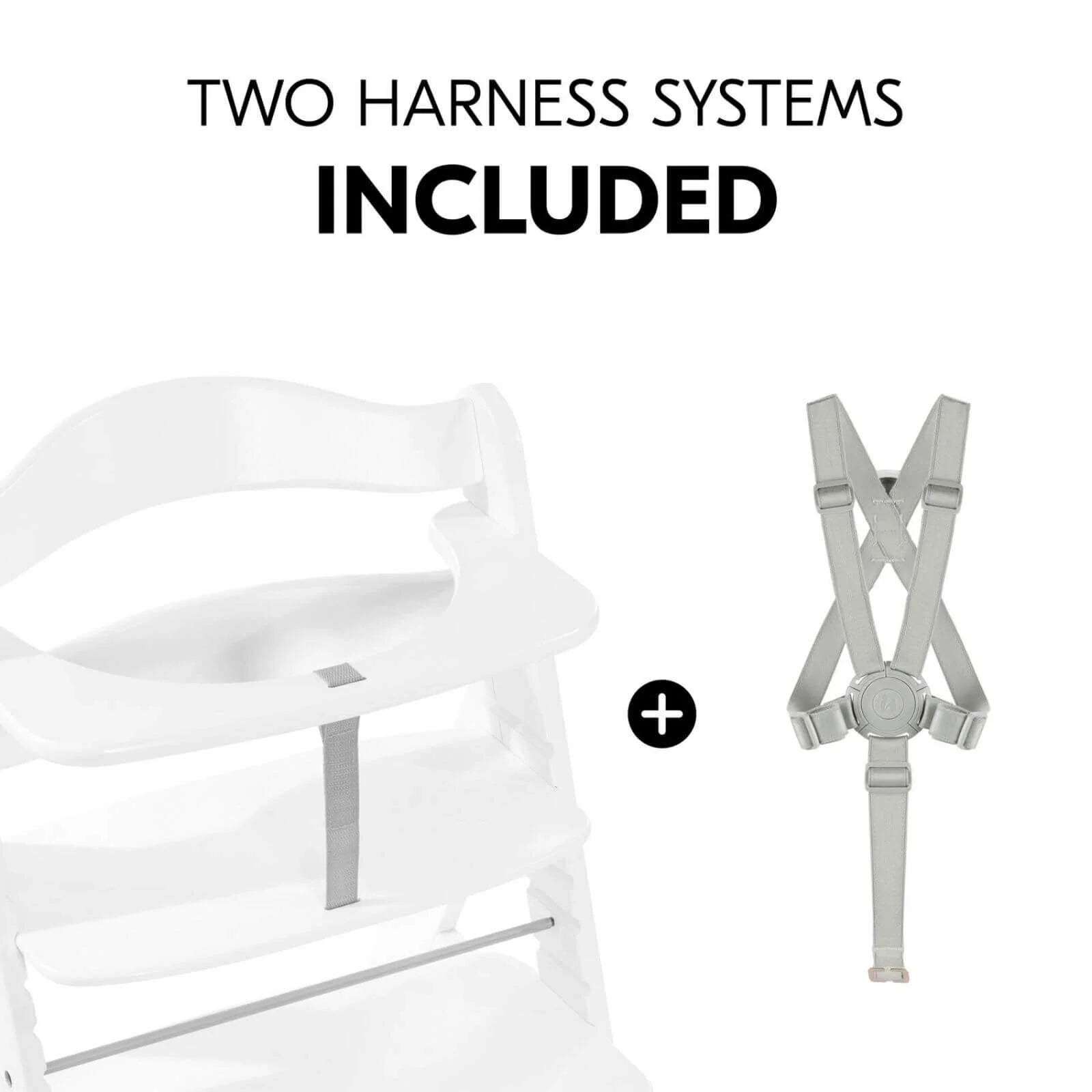 Hauck Alpha+ Wooden Highchair - White - ebebek - Black Friday