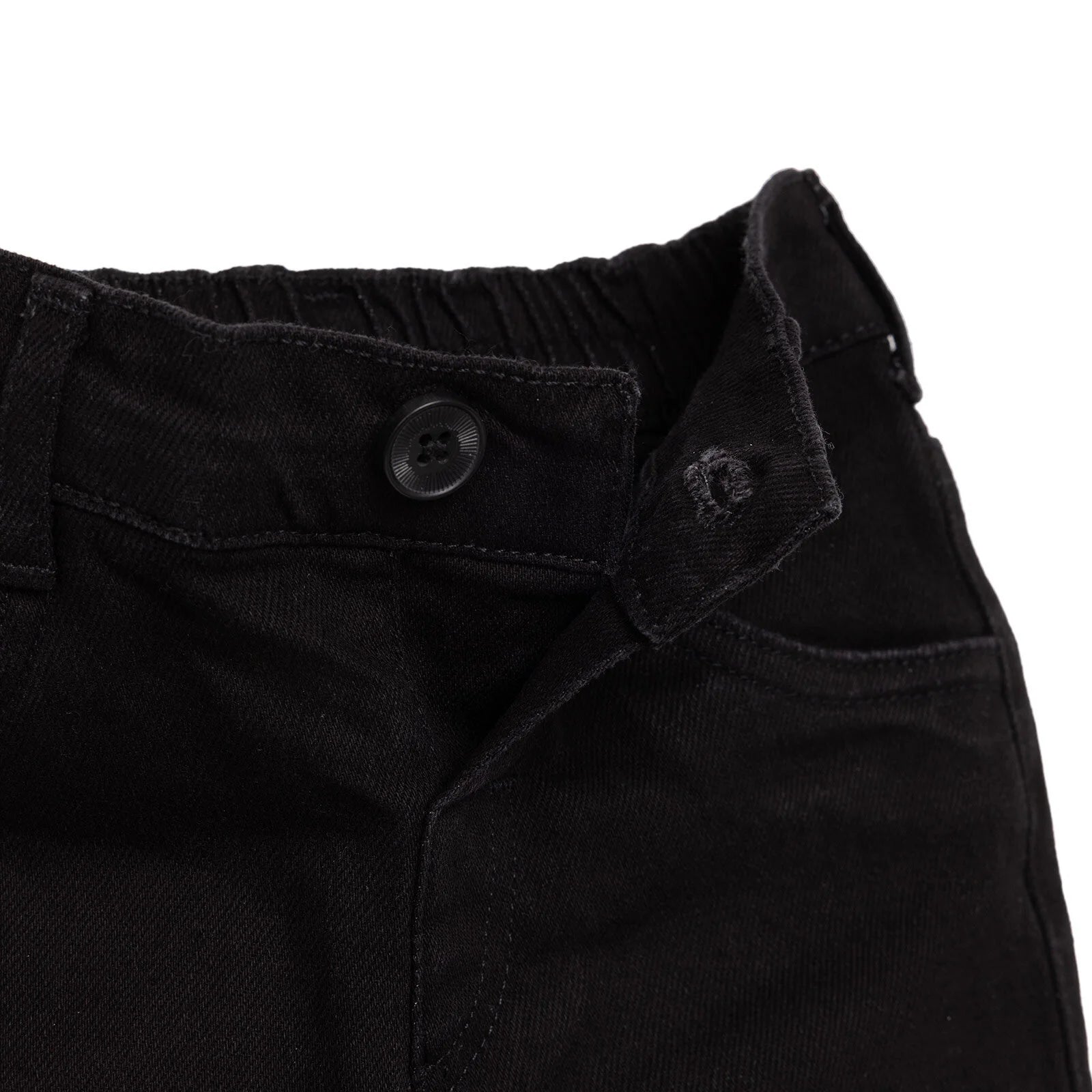 HelloBaby Basic Elastic Denim Pants - Black - ebebek - Black Friday