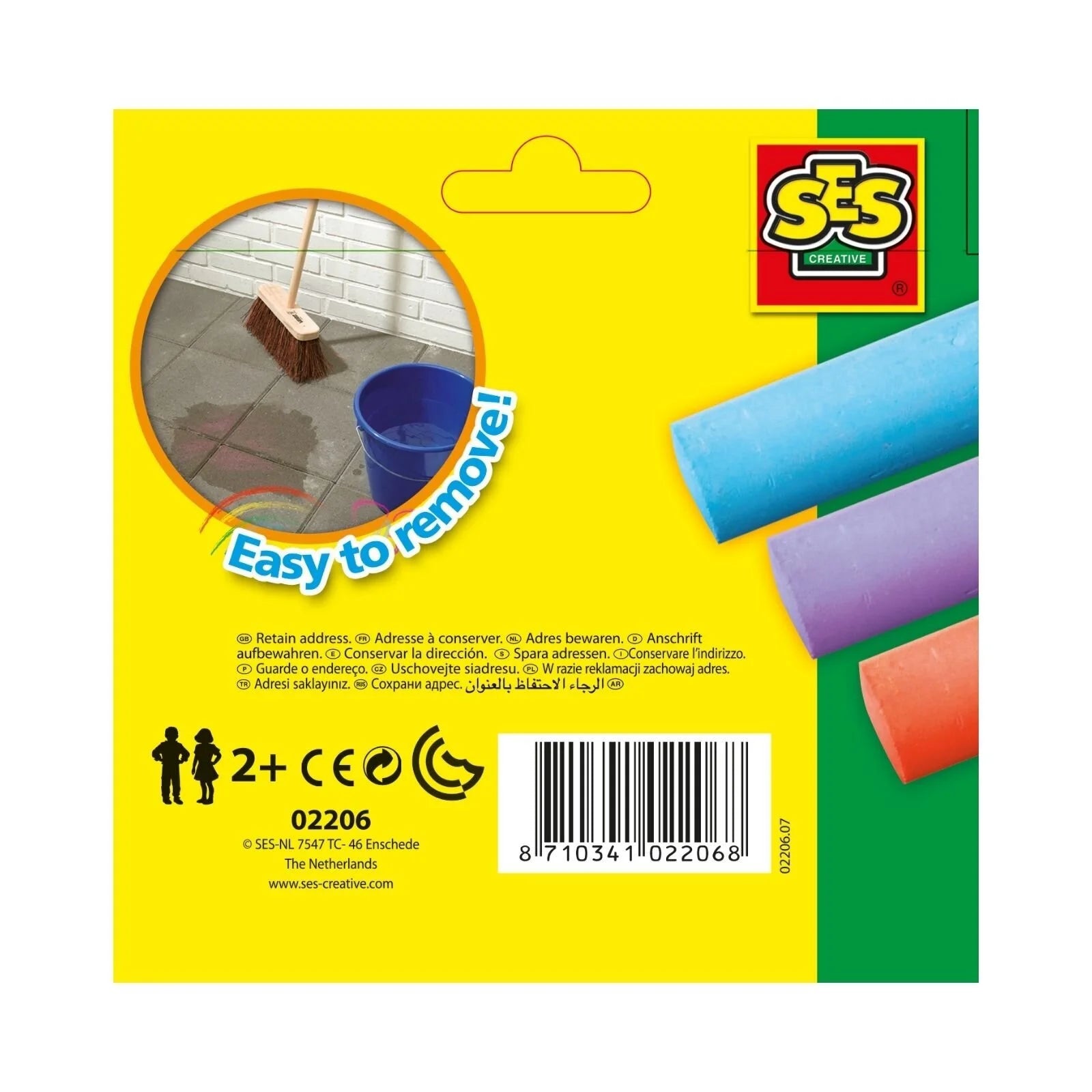 SES Creative Playground Chalk 6 pcs - ebebek - Black Friday