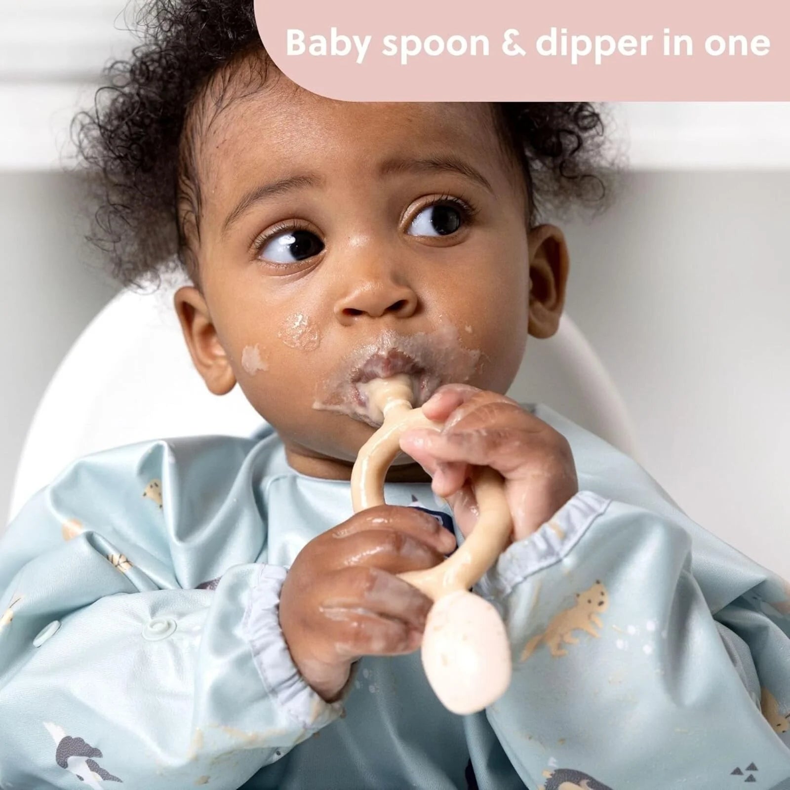 Bibado Dippit Baby Weaning Spoons 6+ months Pack of 2 - Blush - ebebek - Black Friday