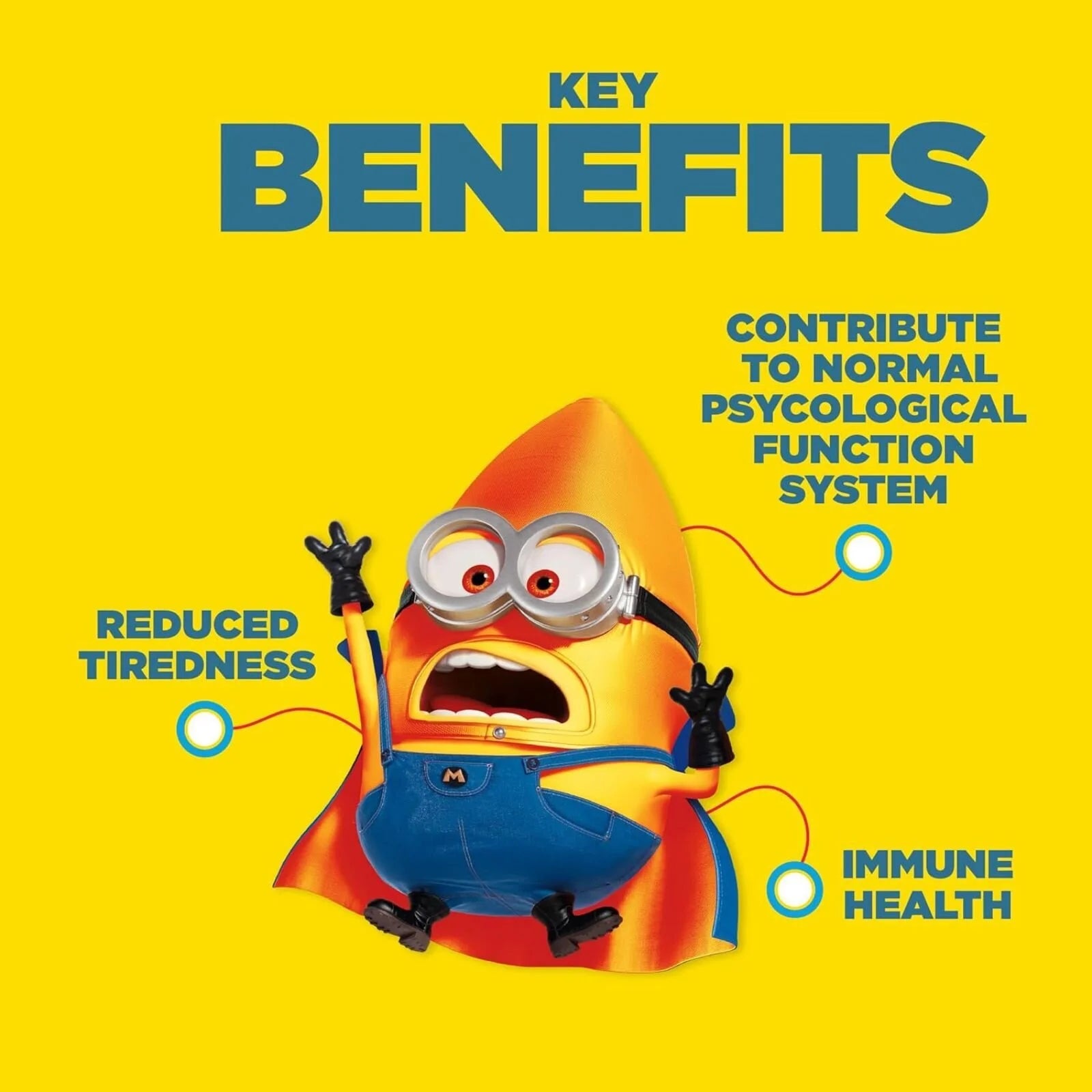 Nutriburst Minions Defence Dynamo Vitamins 4+ years 60 pcs - Nutriburst - ebebek