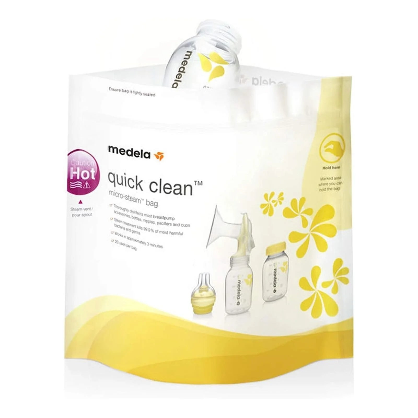 Medela Quick Clean Micro - Steam Bags Pack of 5 - ebebek - Black Friday