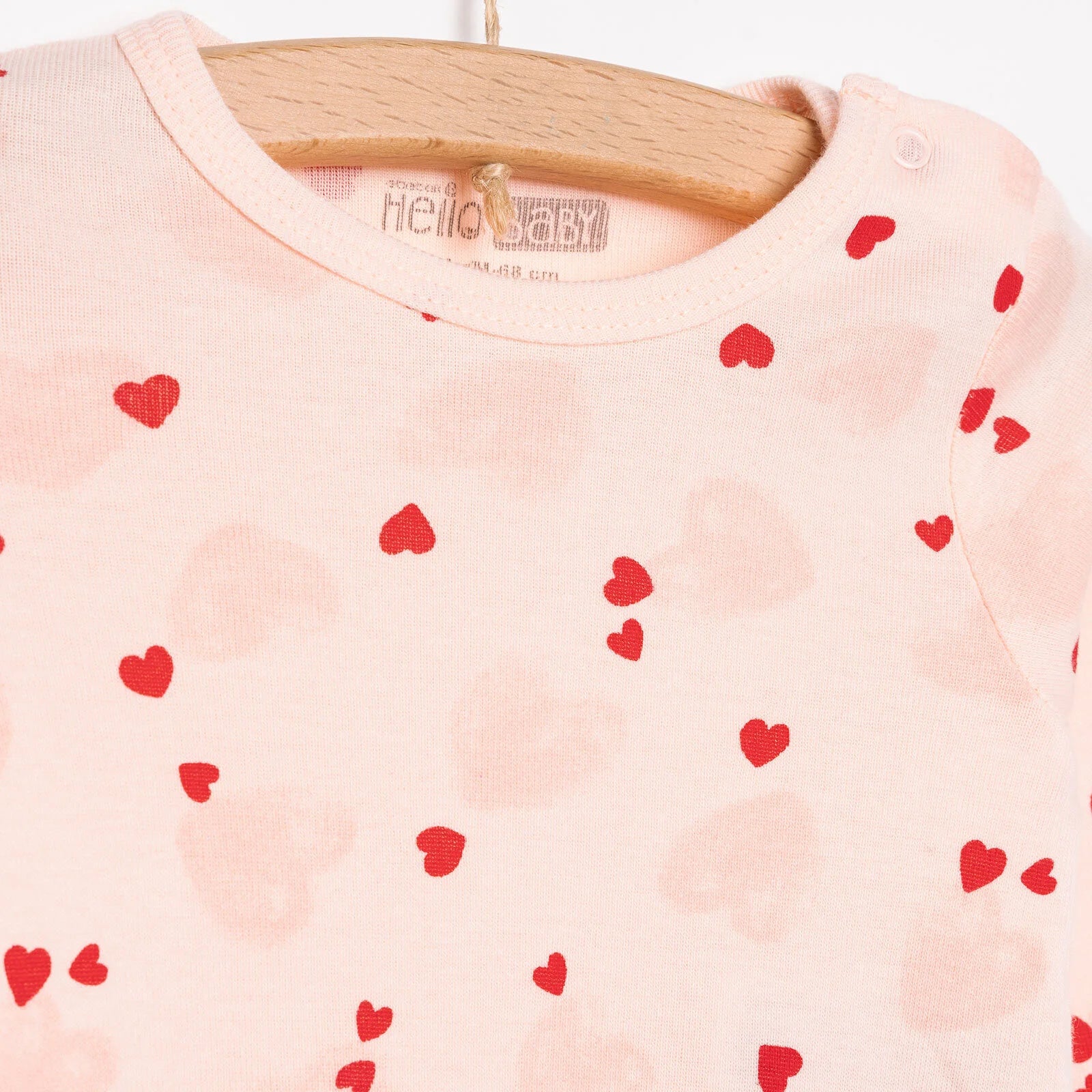 HelloBaby Baby Girl Long Sleeve Bodysuit 2pcs - Pink - ebebek - Black Friday