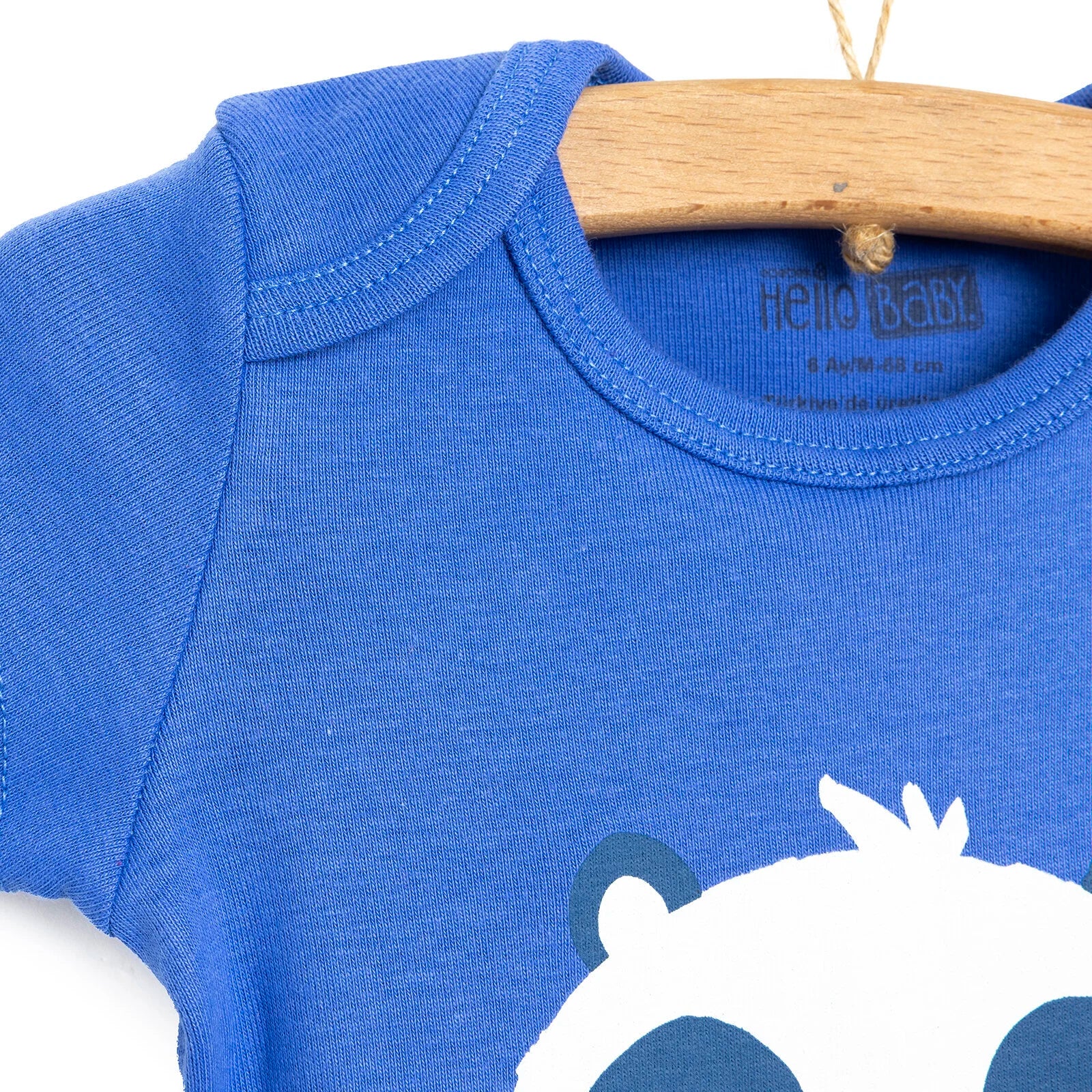 HelloBaby Short Sleeve Bodysuit - Dark Blue - ebebek - Black Friday