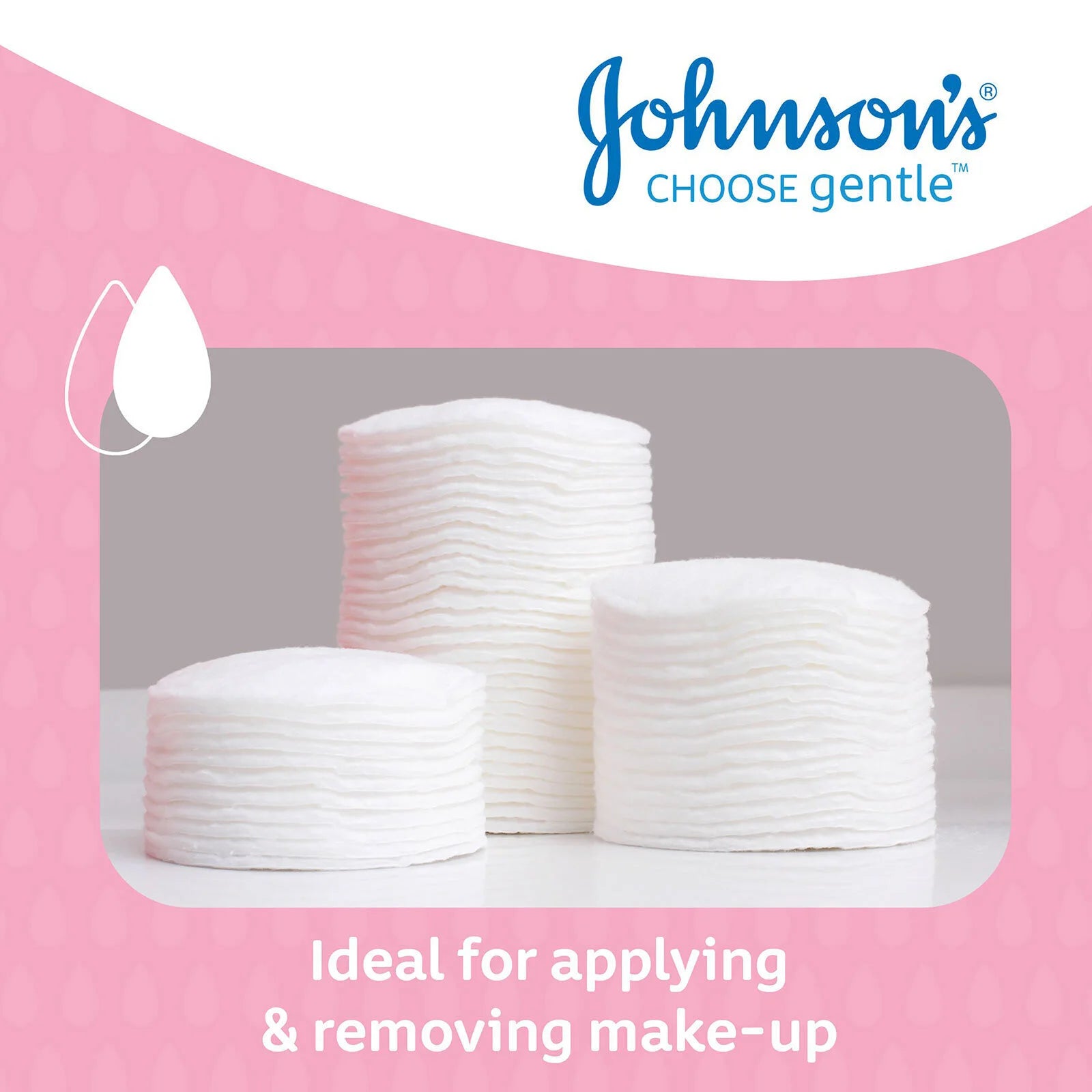 Johnson's Baby Cotton Pads 50 pads - ebebek - Black Friday