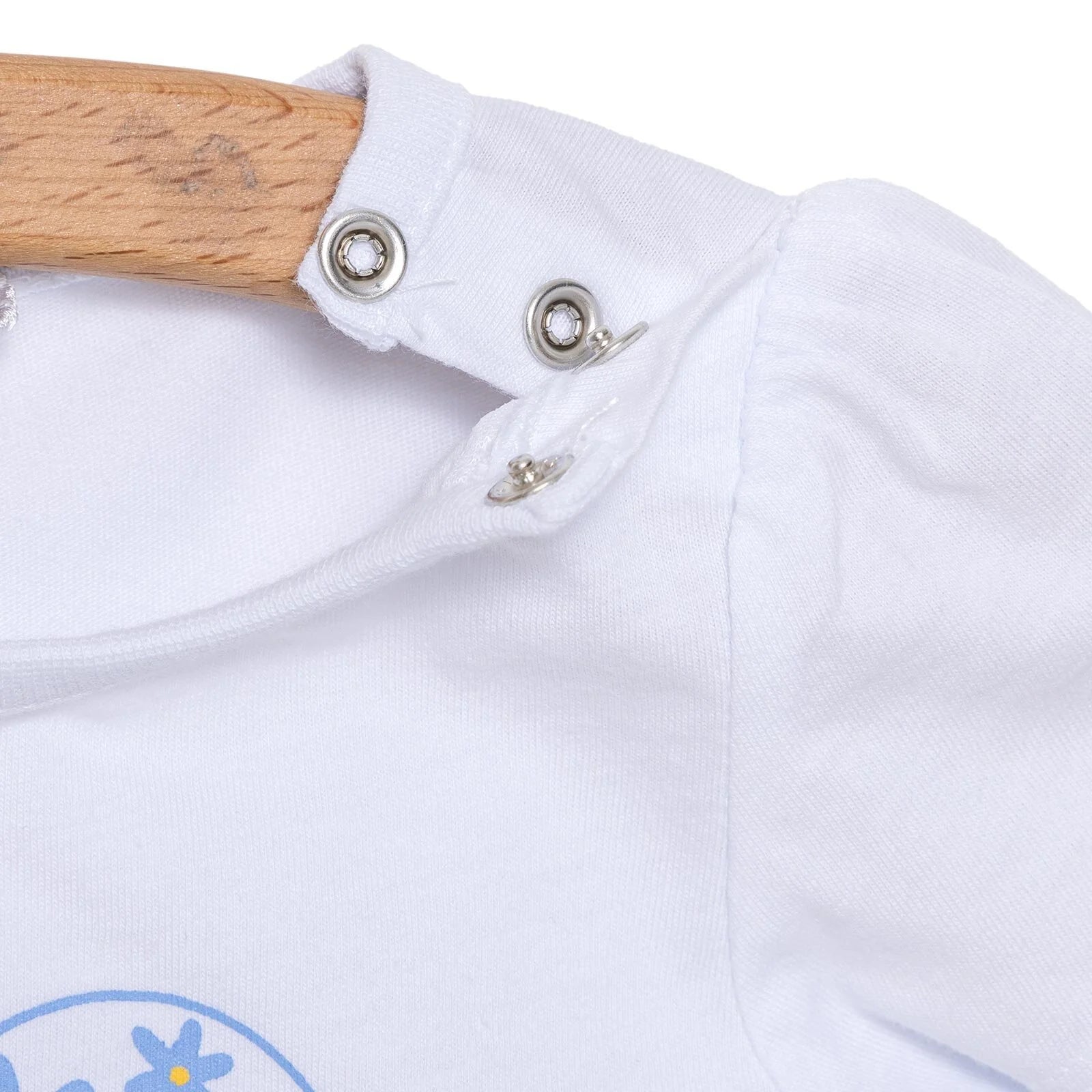 HelloBaby Girl Heart & Flower Patterned Short & T-shirt - Light Blue - ebebek - Black Friday