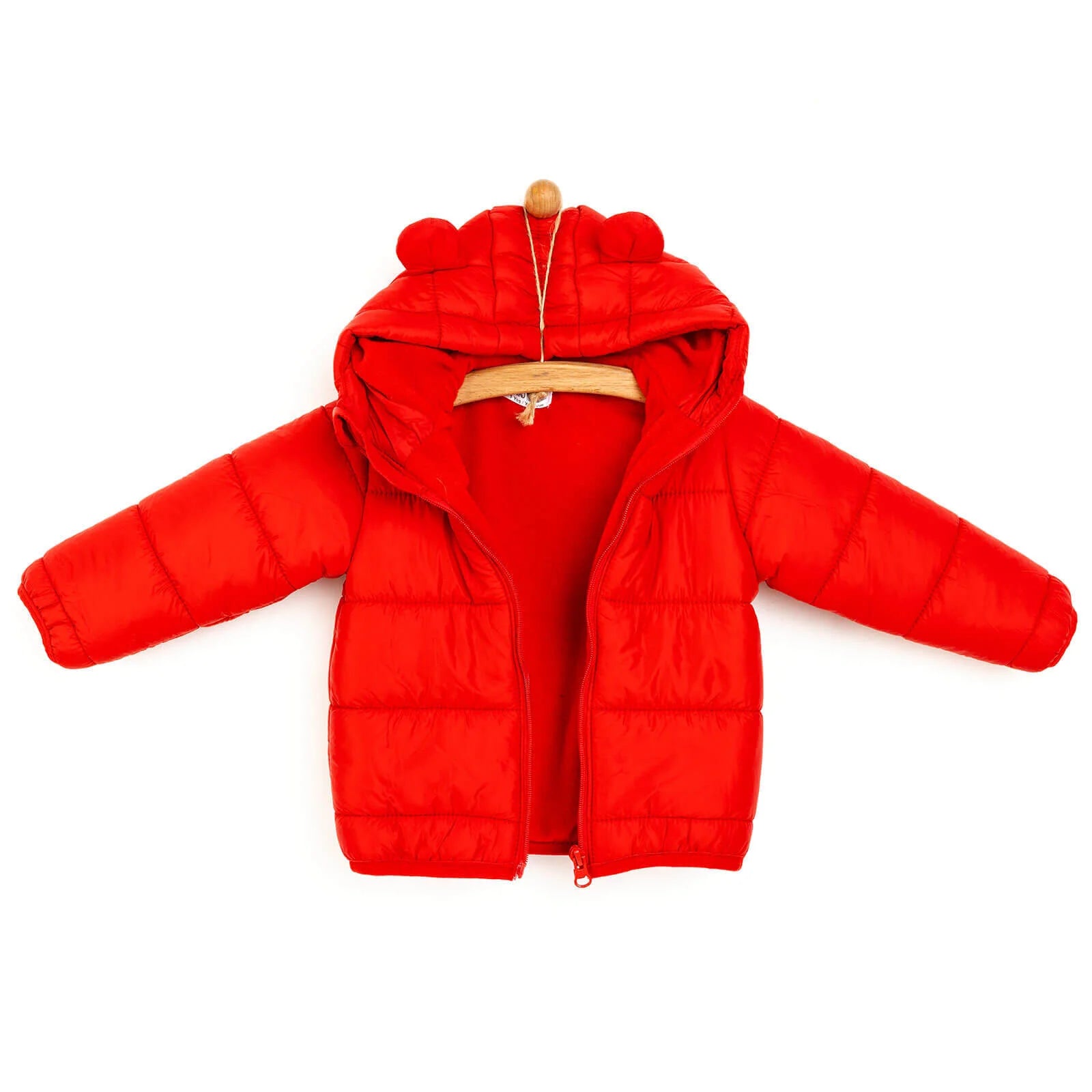 HelloBaby Eared Hoodie Coat - Red - ebebek - Black Friday