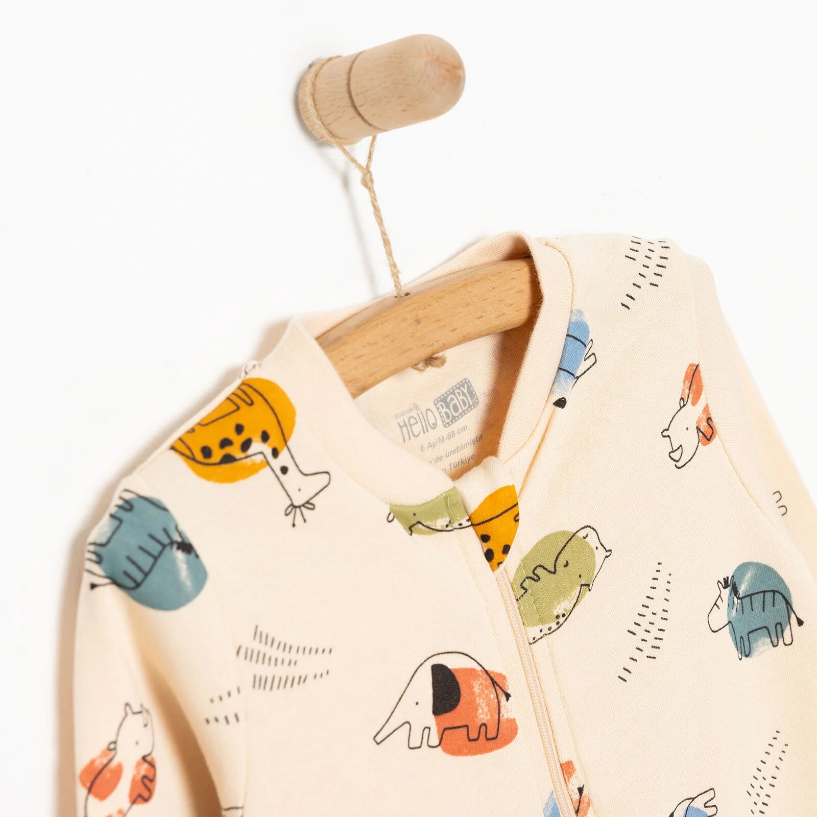 HelloBaby Newborn Boy Jumpsuit - Beige - ebebek - Black Friday