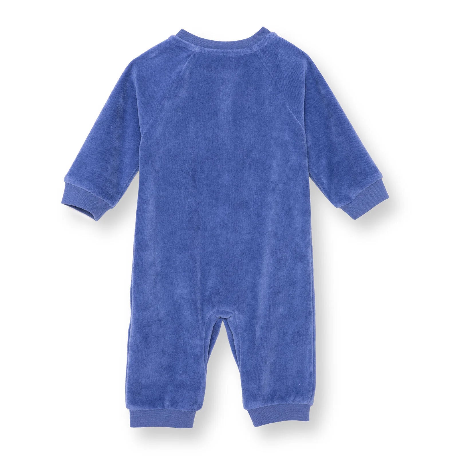 HelloBaby Newborn Velvet Footless Jumpsuit - Indigo - ebebek - Black Friday
