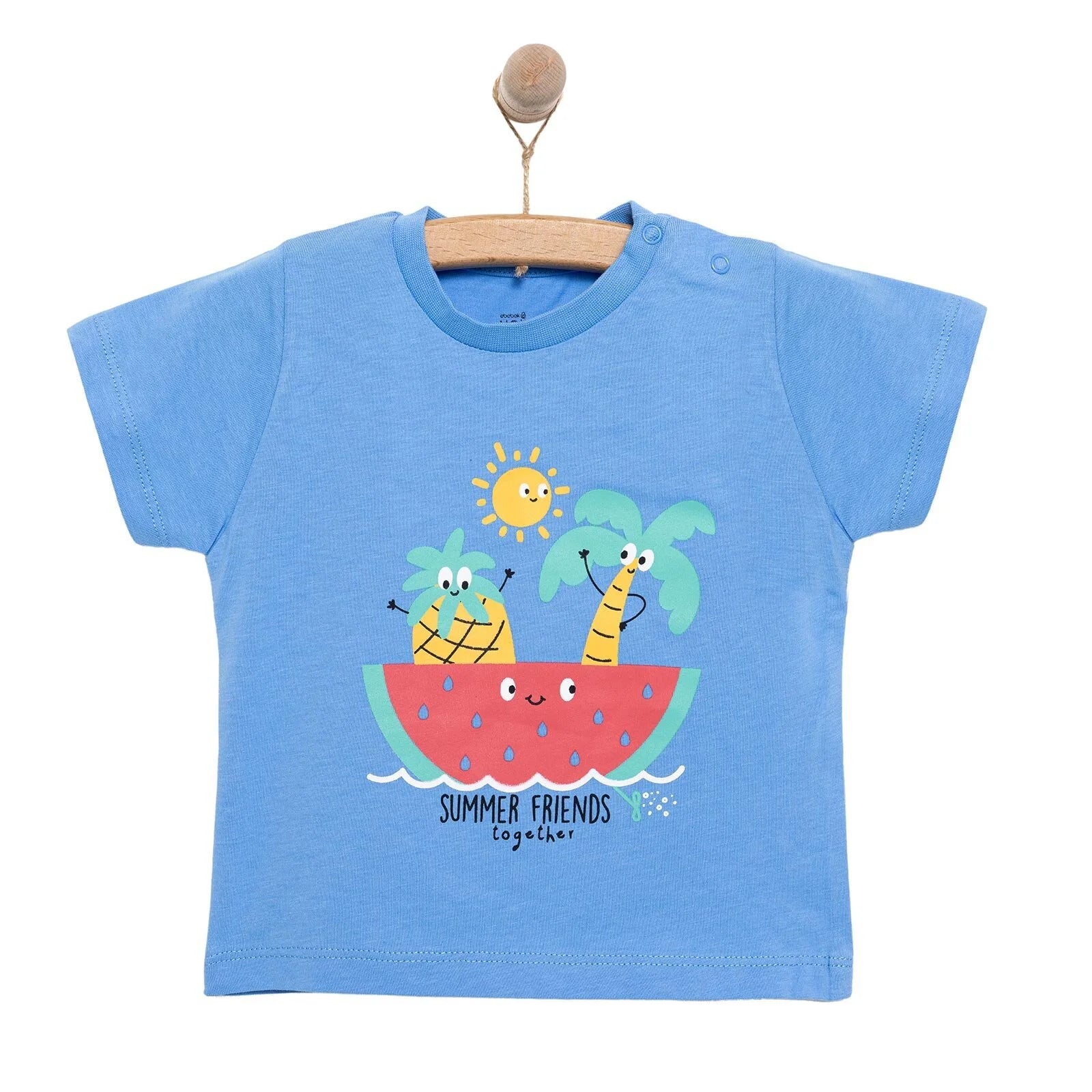 HelloBaby Basic Boy Tshirt - Light Blue - ebebek - Black Friday