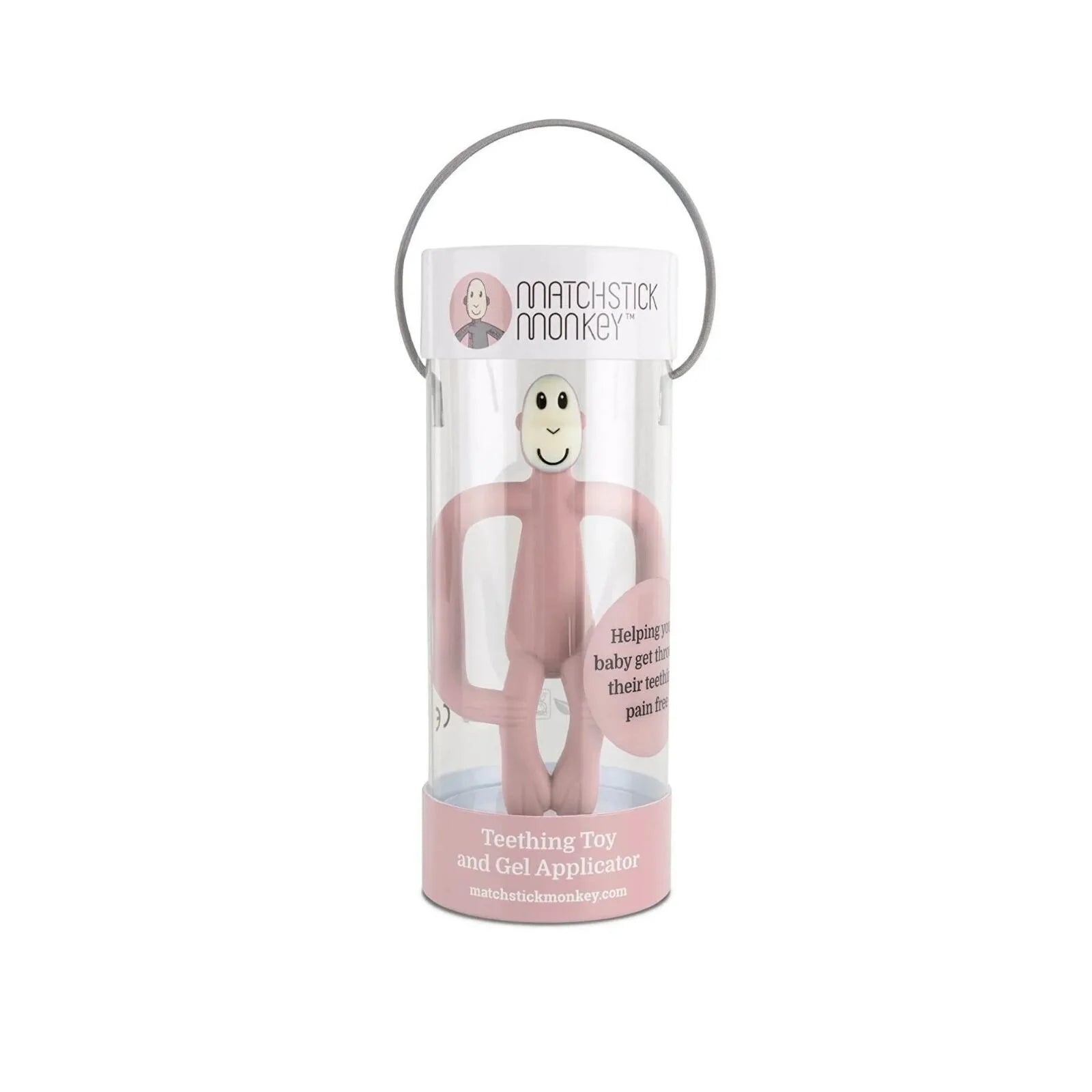 Matchstick Monkey Original Teething Toy - Dusty Pink - ebebek - Black Friday