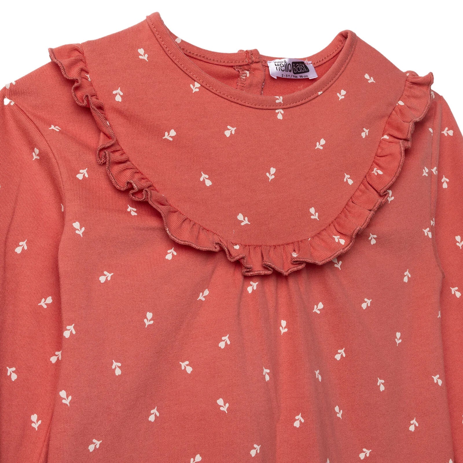 HelloBaby Wintrt Cherry Dress - Coral Printed - ebebek - Black Friday