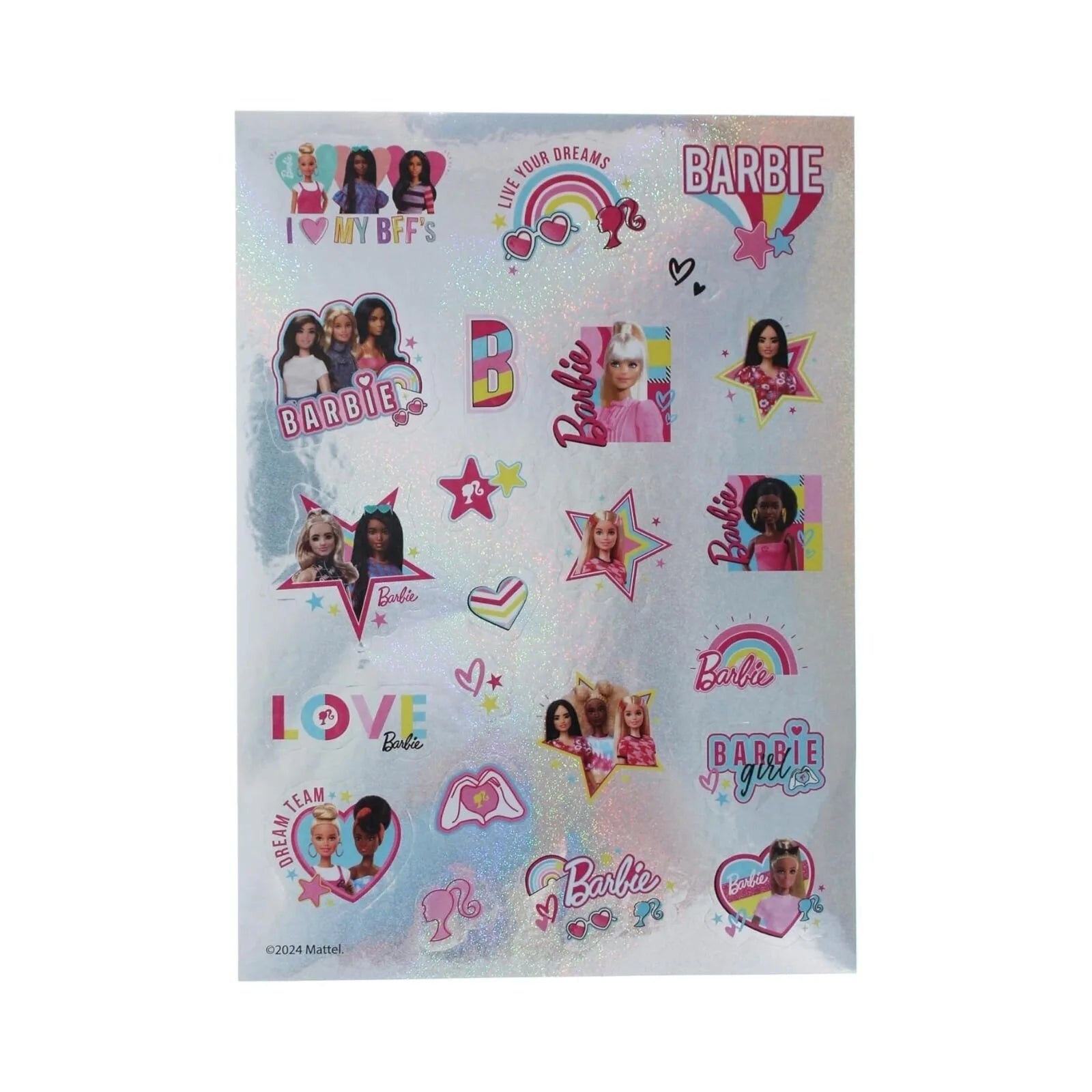 Barbie Holographic Sticker Sheet - ebebek - Black Friday